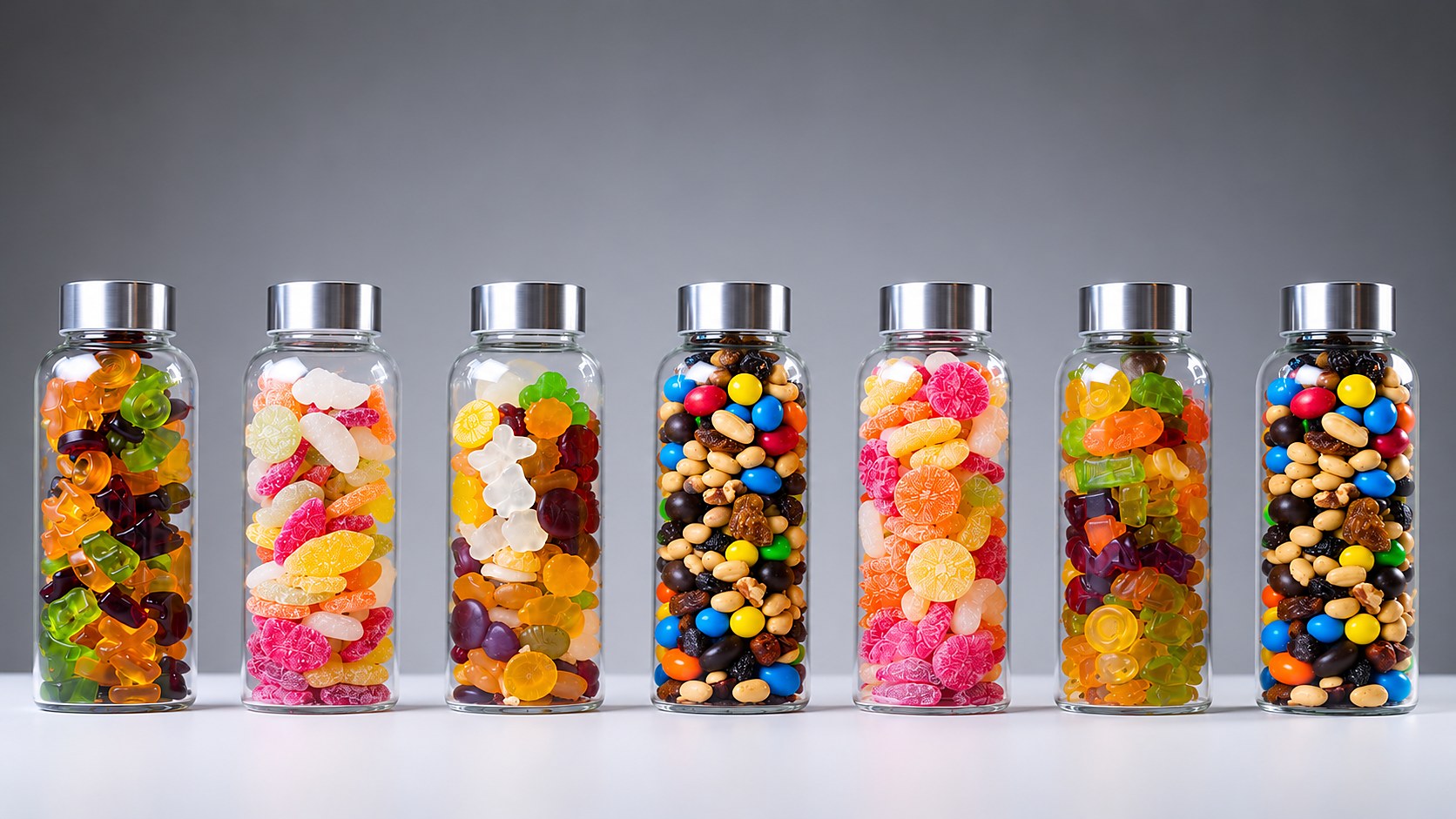 Vasi con snack premium Aperigusto