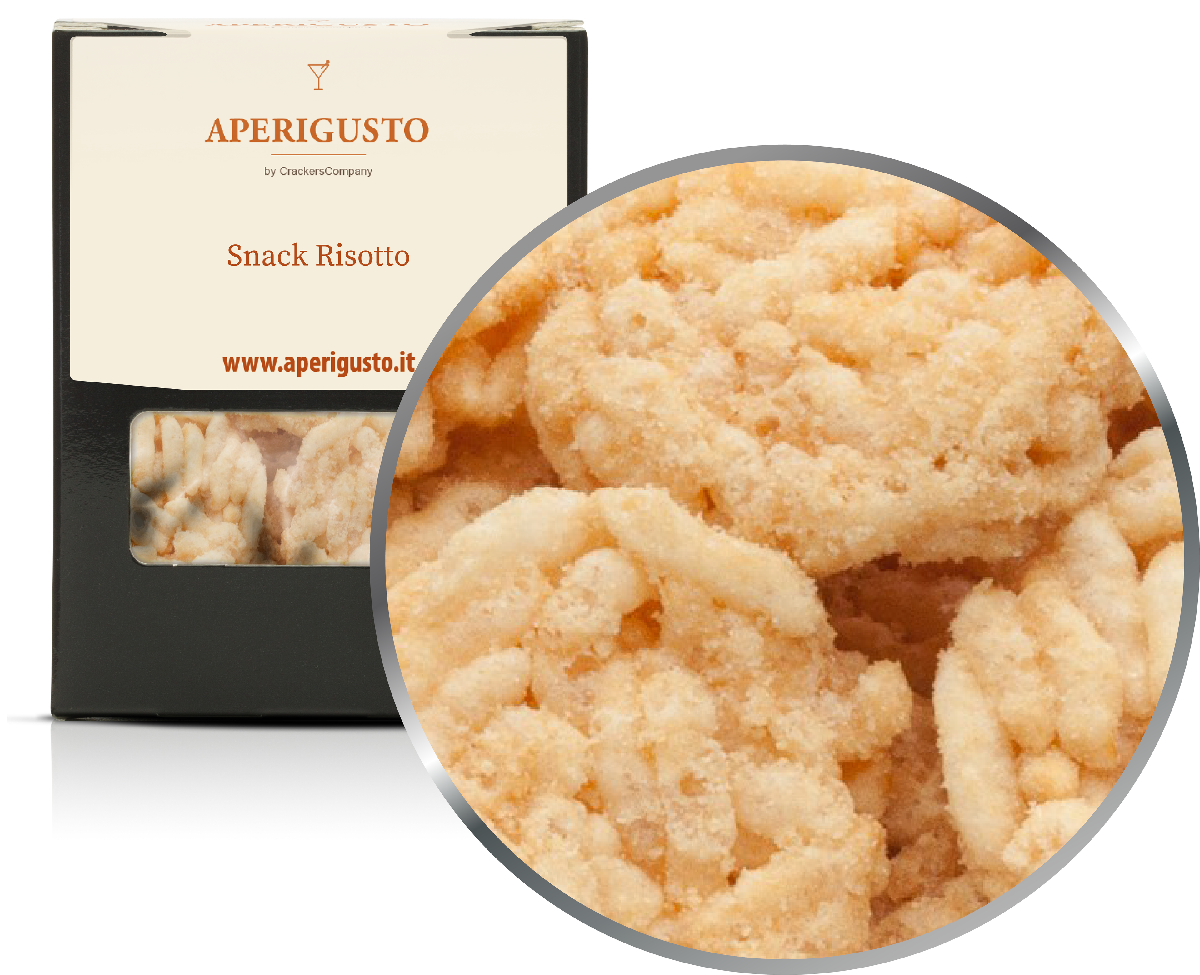 Aperigusto Zoom | P-11136-BOX | Scatola di carta | Snack Risotto