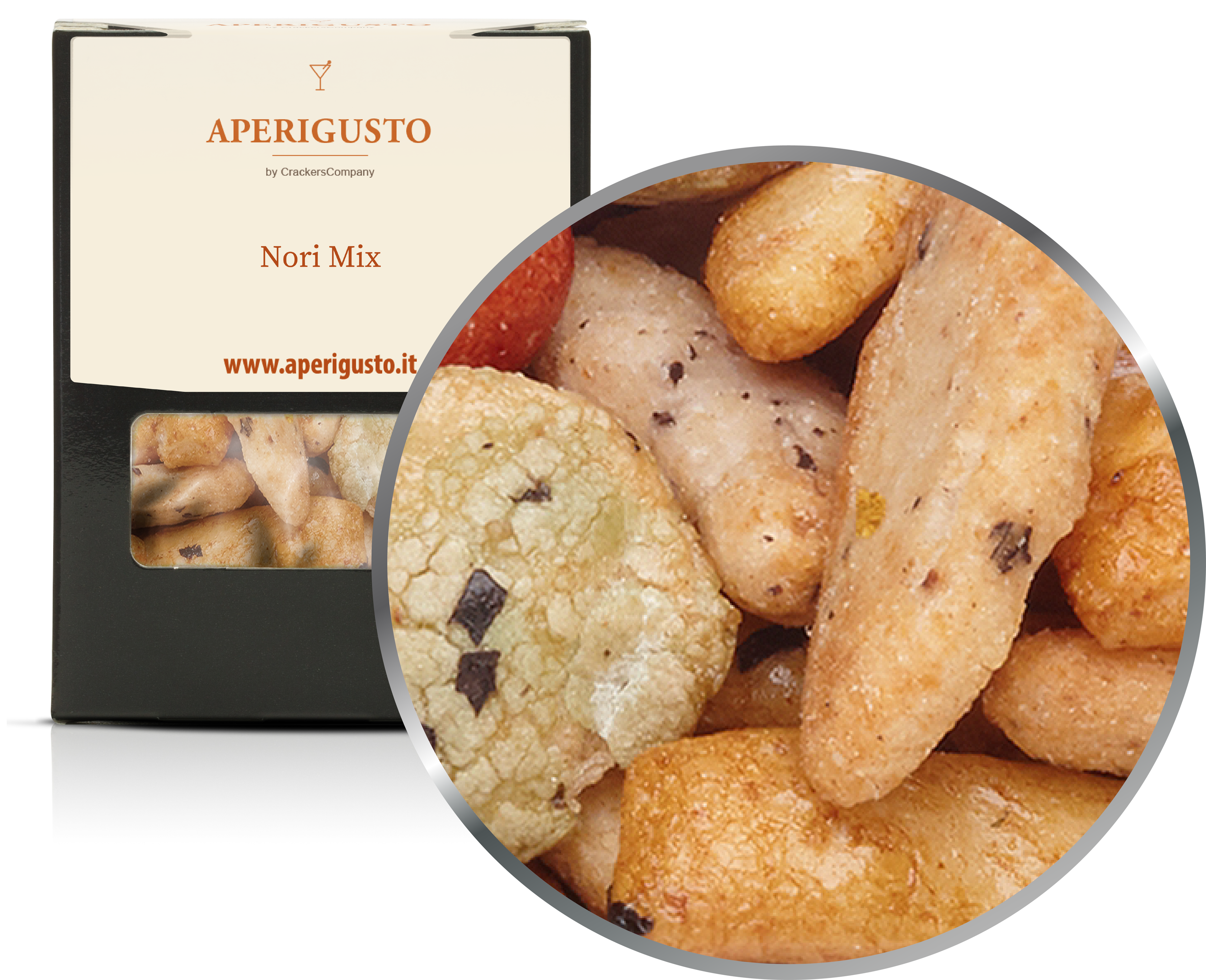 Aperigusto Zoom | P-12110-BOX | Scatola di carta | Nori Mix