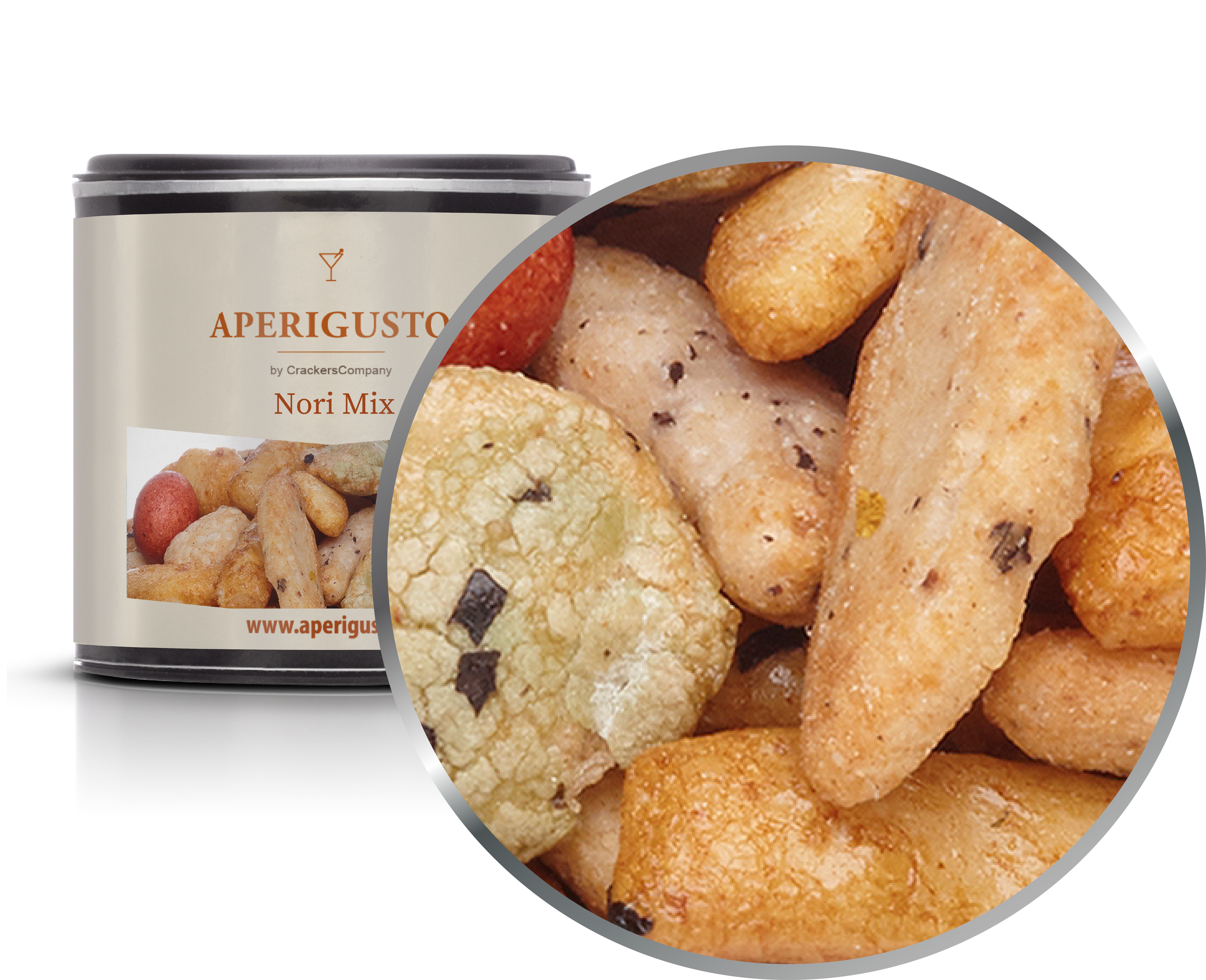 Aperigusto Zoom | P-12110-CCS | Barattolo composite piccolo | Nori Mix