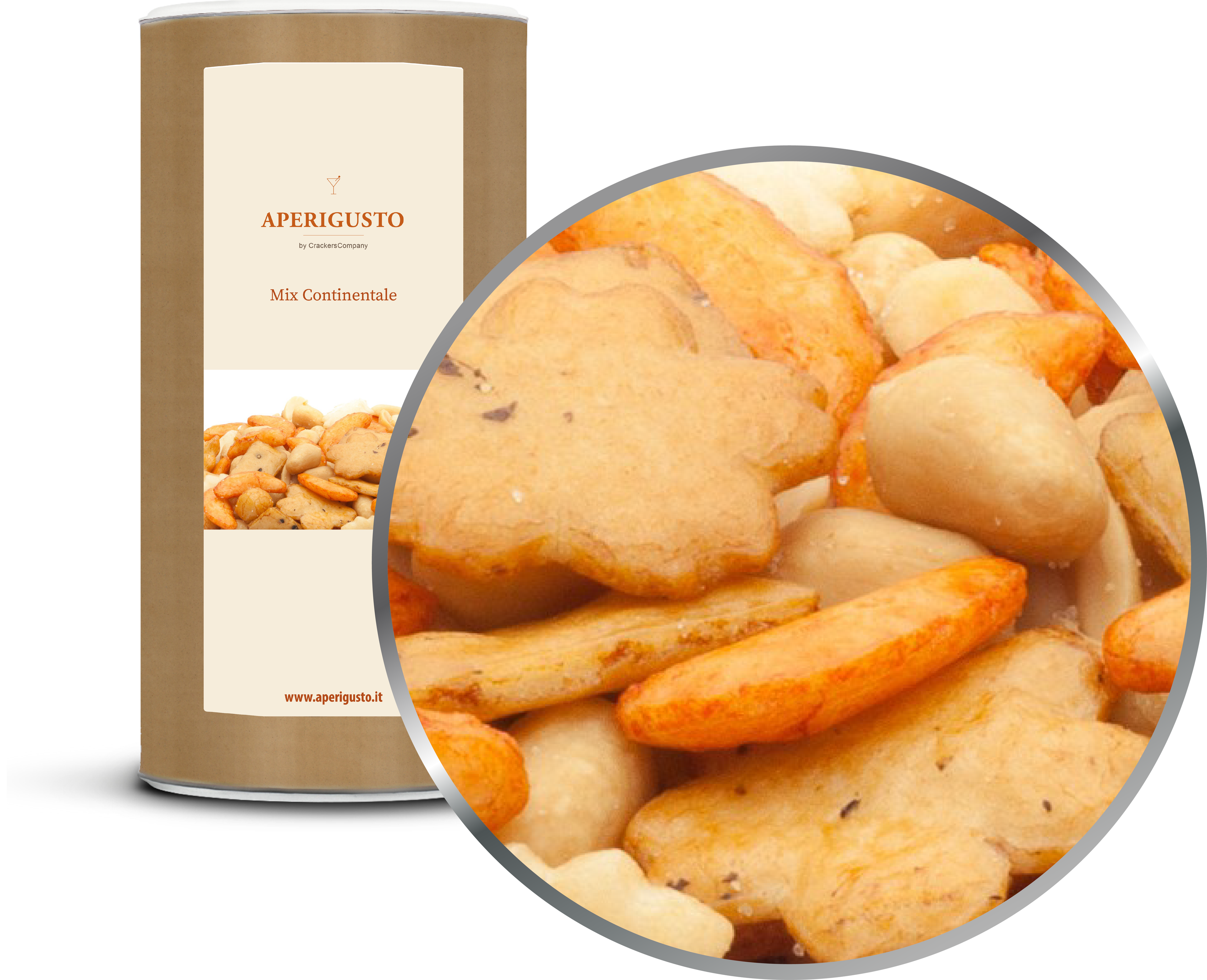 Aperigusto Zoom | P-12135-CCL | Barattolo composite grande | Mix Continentale