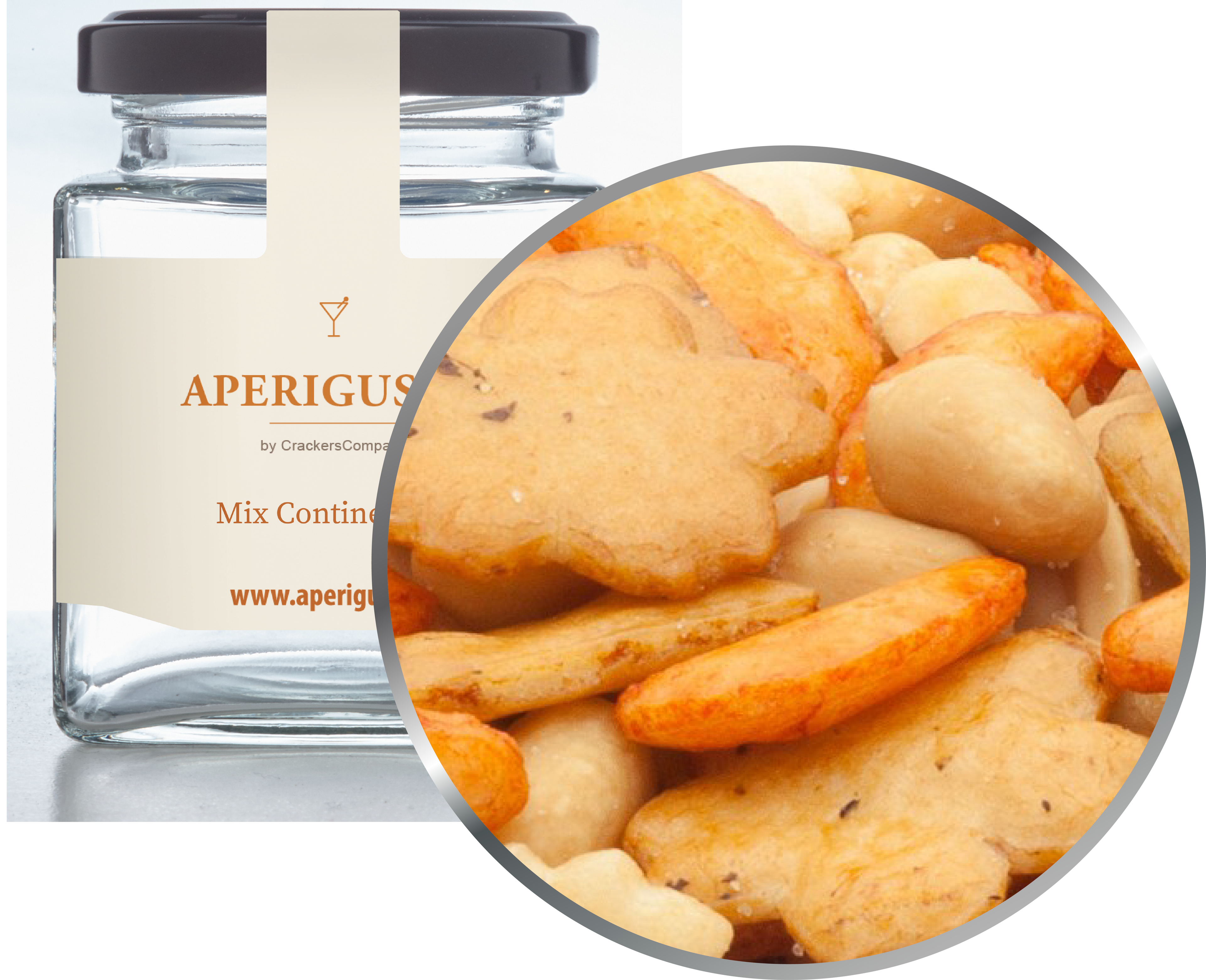 Aperigusto Zoom | P-12135-GLQ | Vaso quadrato | Mix Continentale