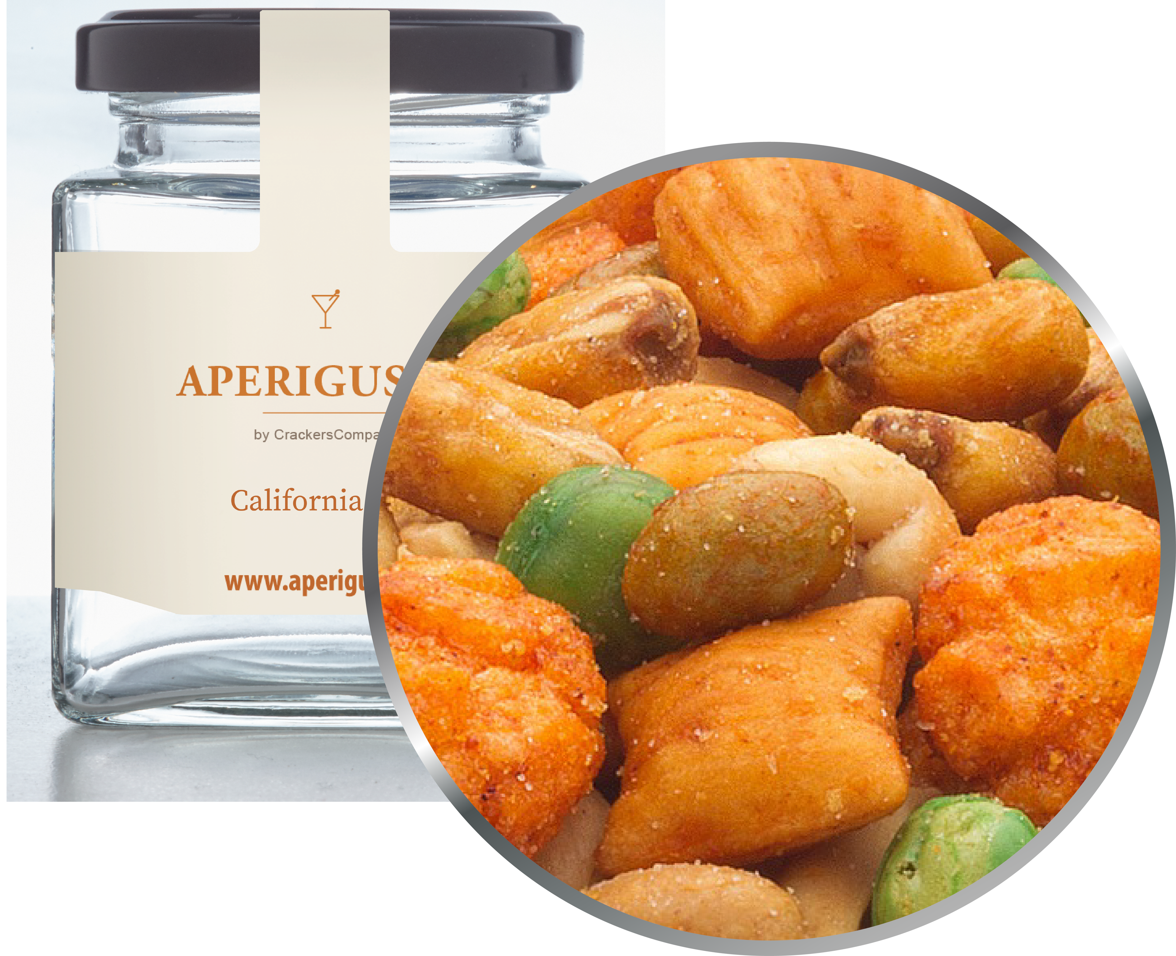 Aperigusto Zoom | P-12136-GLQ | Vaso quadrato | California Mix