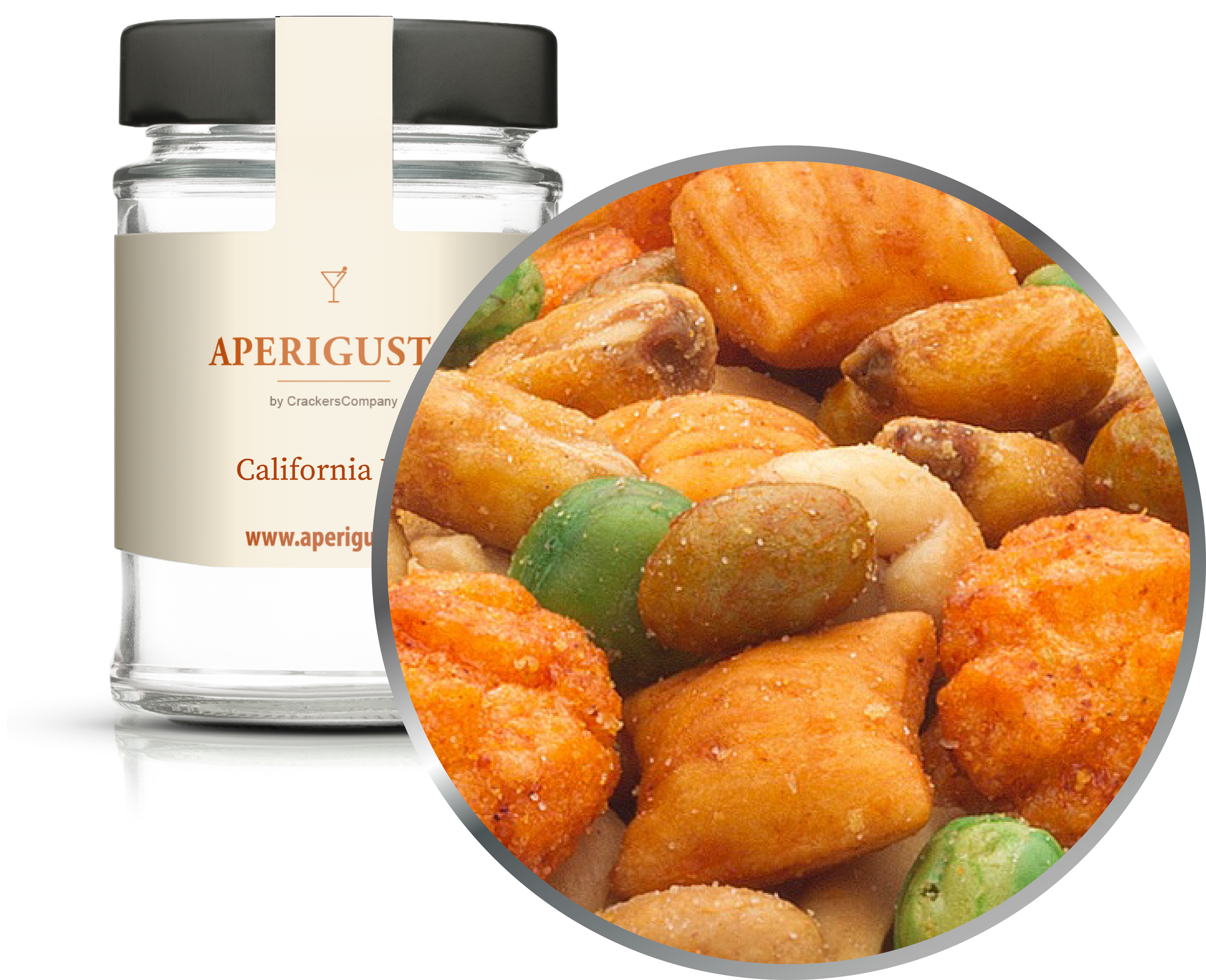 Aperigusto Zoom | P-12136-GLR | Vaso rotondo | California Mix