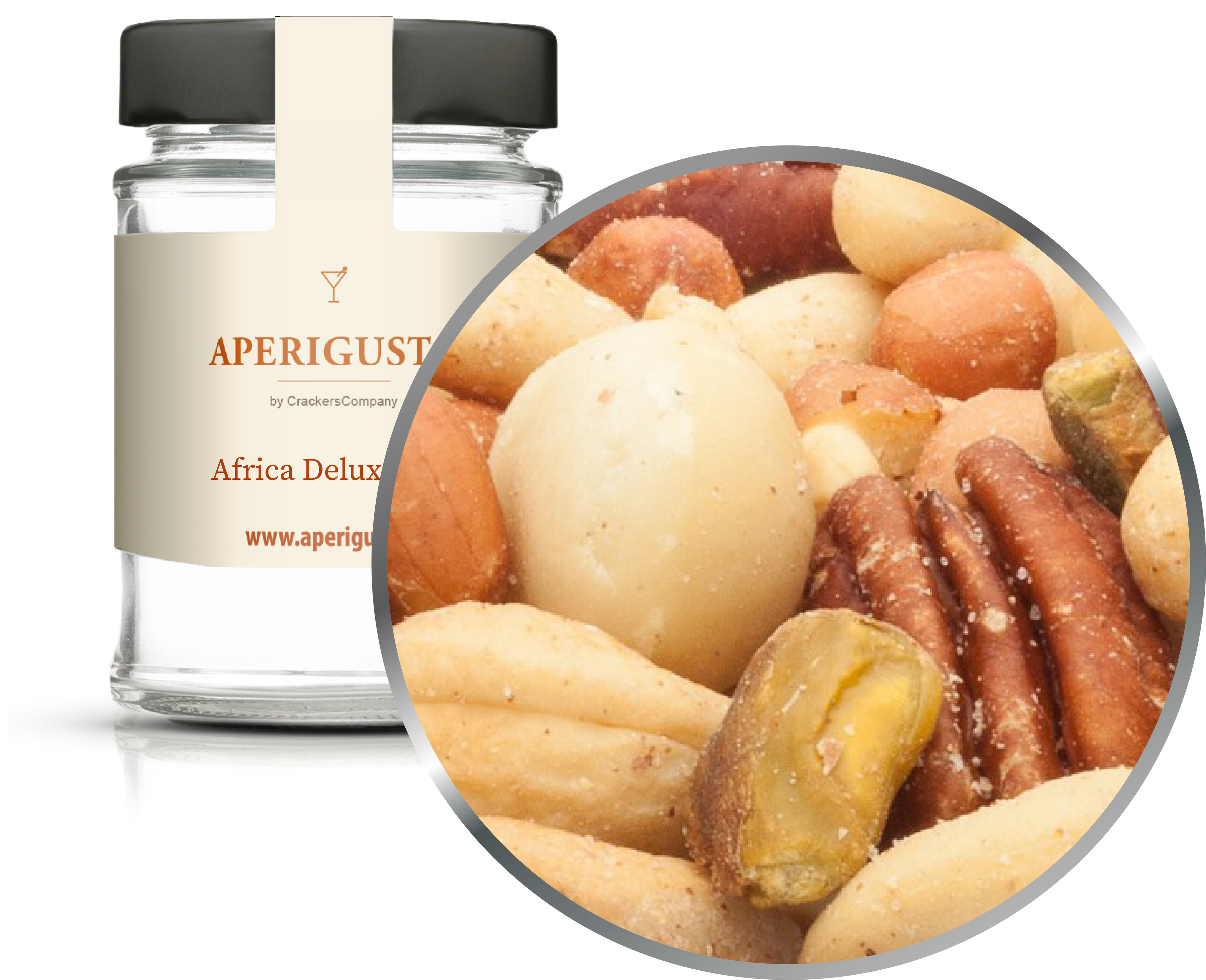 Aperigusto Zoom | P-12166-GLR | Vaso rotondo | Africa Deluxe Mix