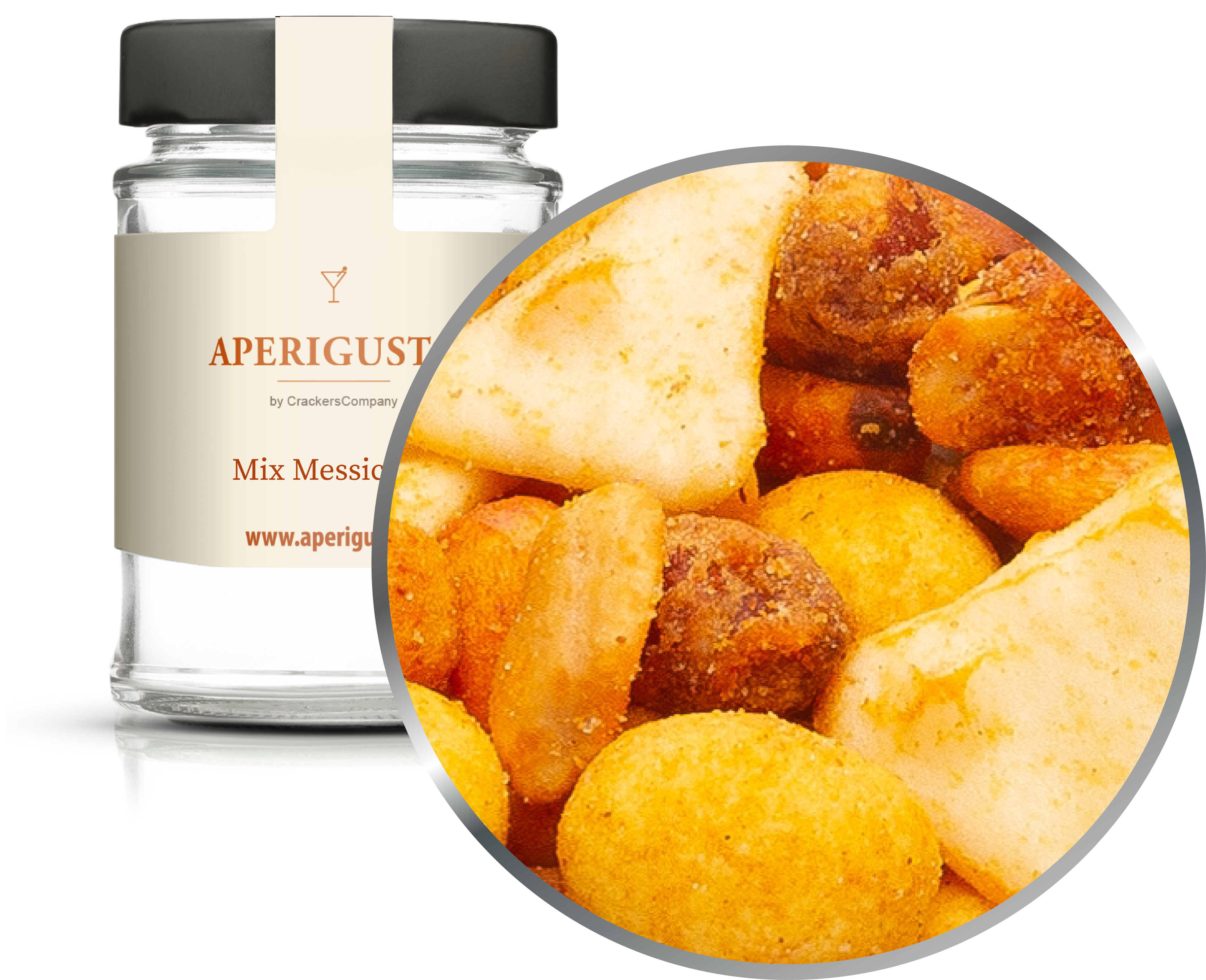 Aperigusto Zoom | P-12191-GLR | Vaso rotondo | Mix Messicano