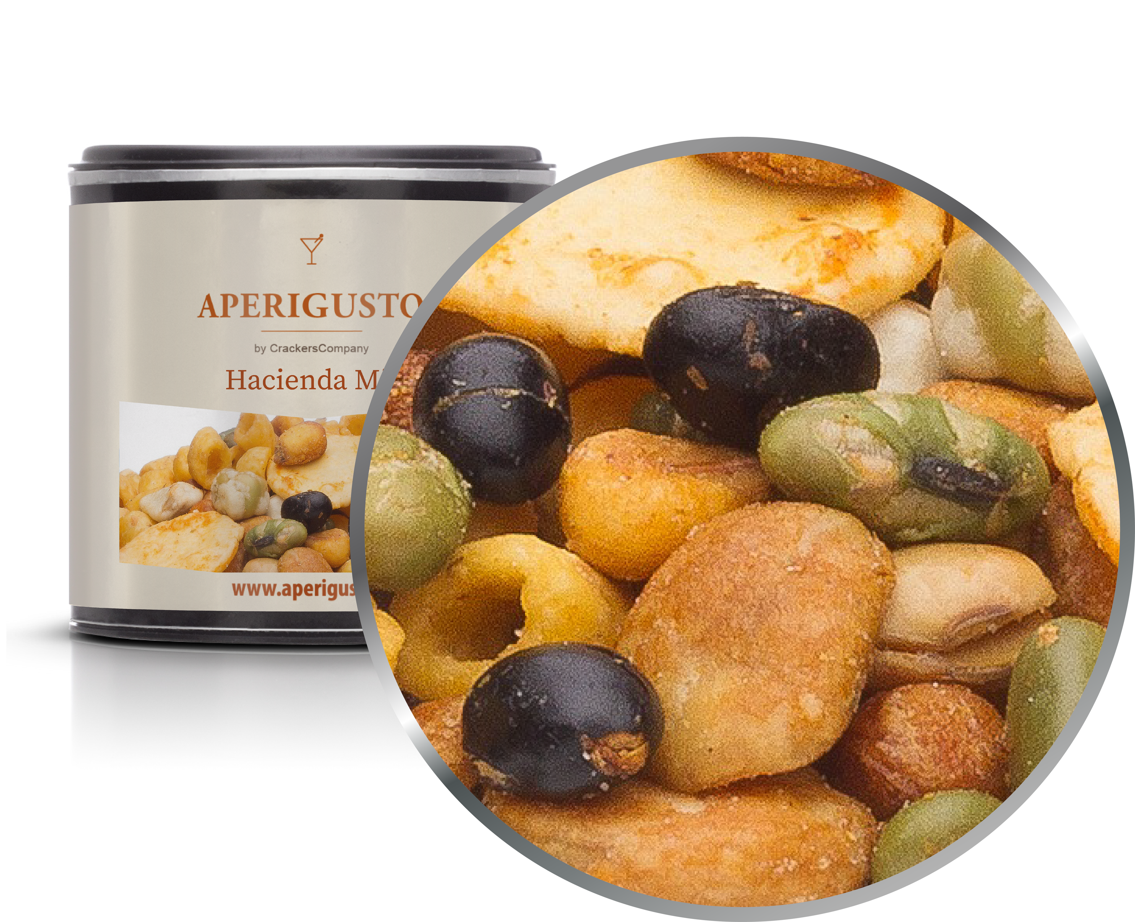 Aperigusto Zoom | P-12207-CCS | Barattolo composite piccolo | Hacienda Mix