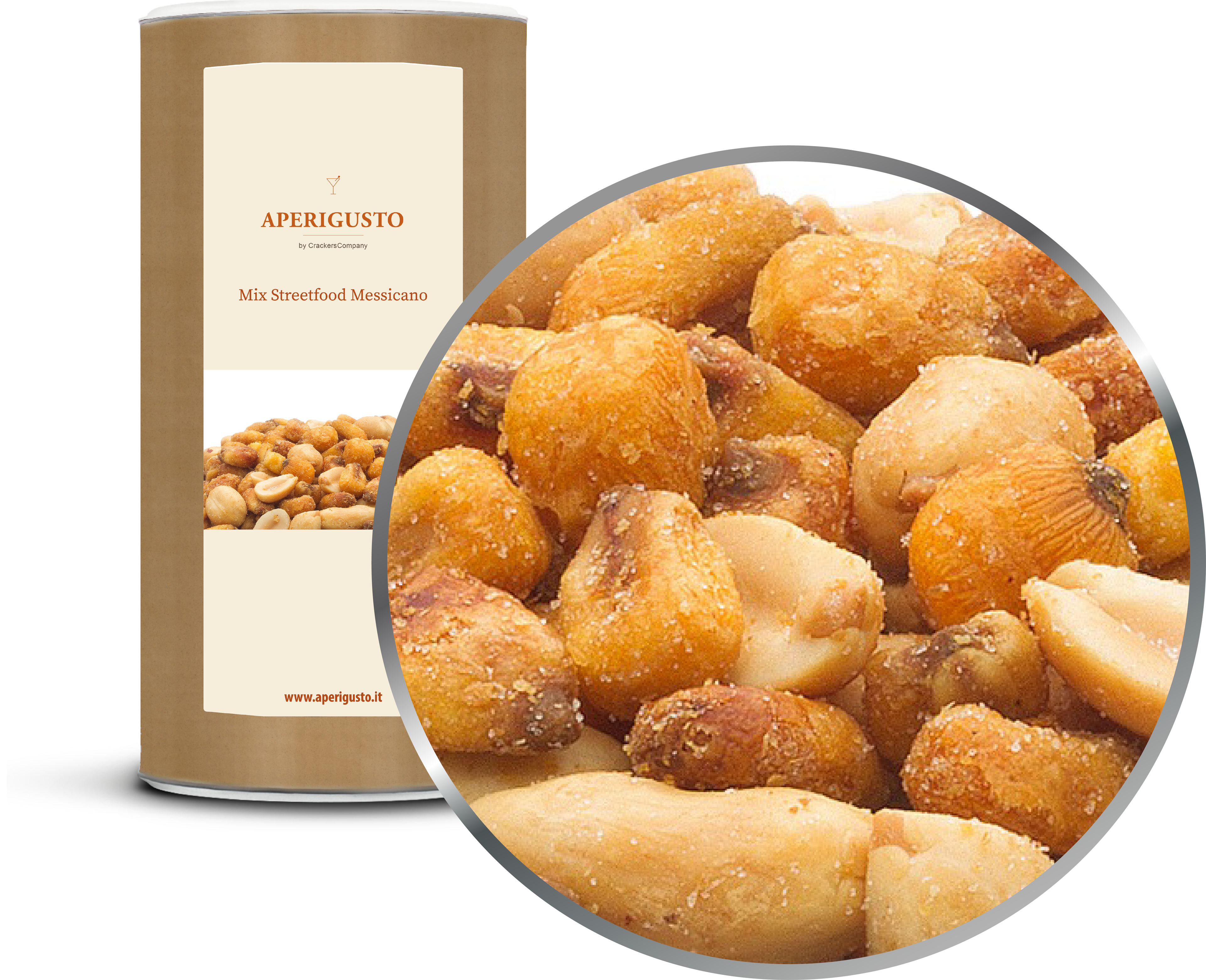 Aperigusto Zoom | P-12222-CCL | Barattolo composite grande | Streetfood Messicano