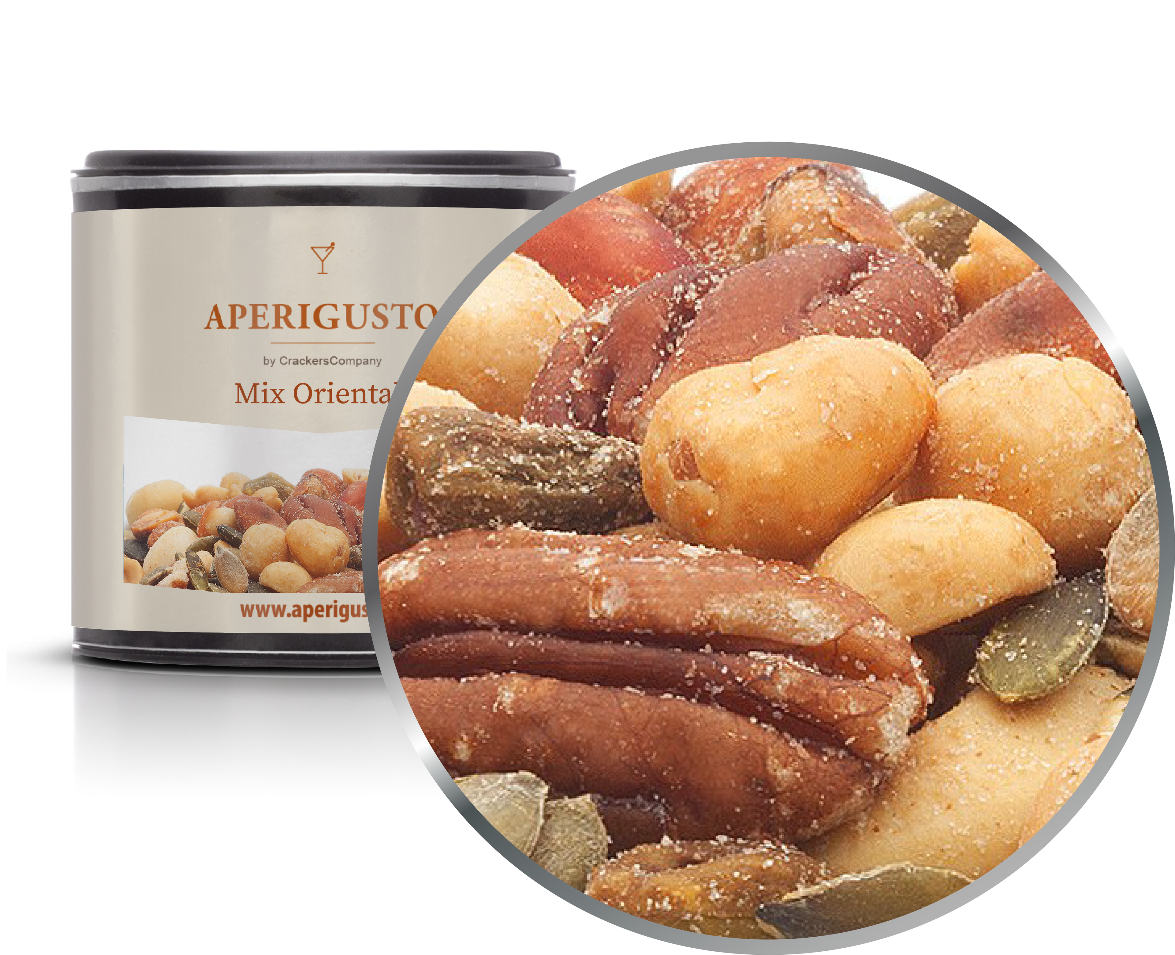 Aperigusto Zoom | P-12280-CCS | Barattolo composite piccolo | Mix Orientale