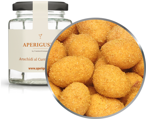 Aperigusto Zoom | P-13136-GLE | Vaso esagonale | Arachidi al Curry