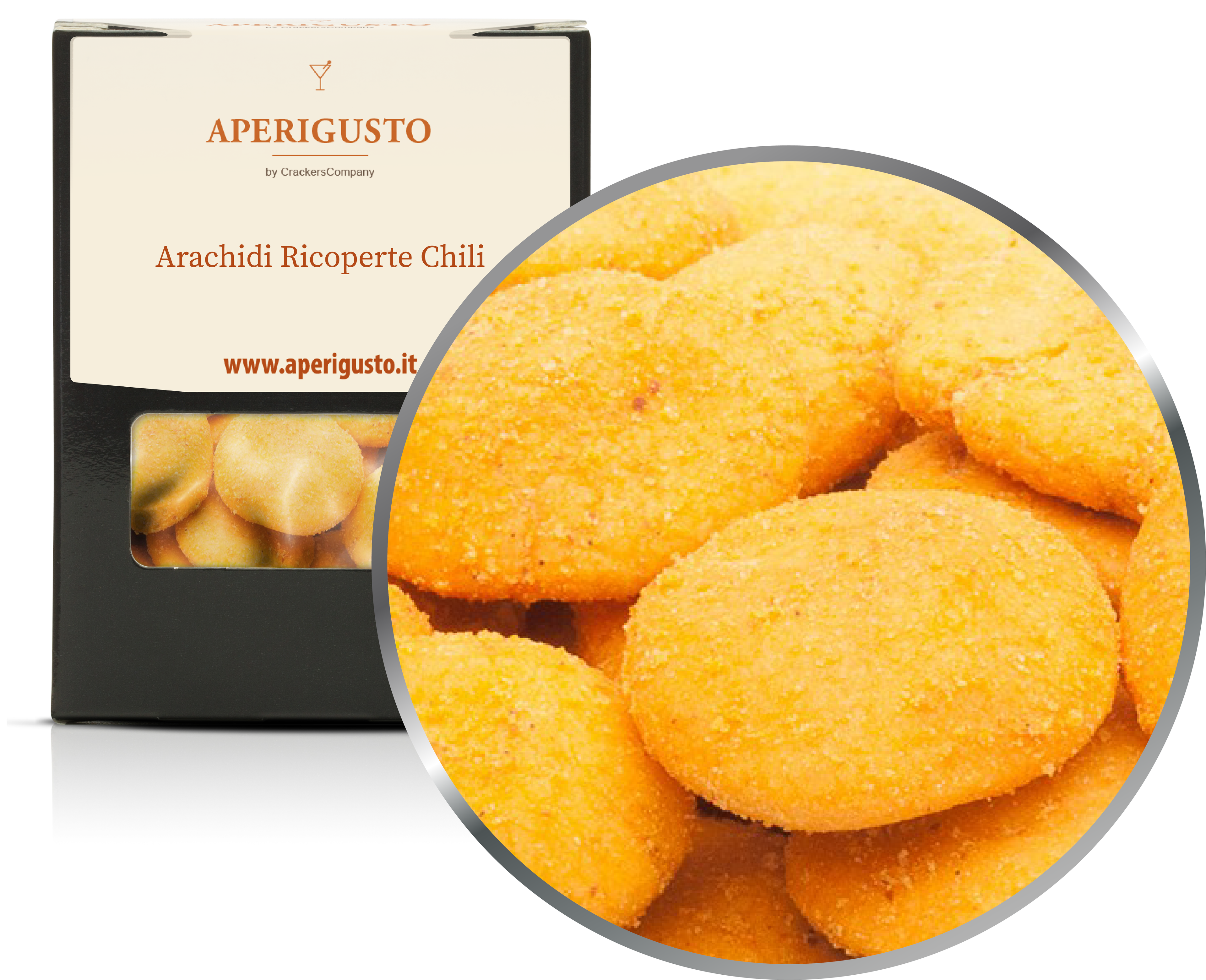 Aperigusto Zoom | P-13145-BOX | Scatola di carta | Arachidi Chili