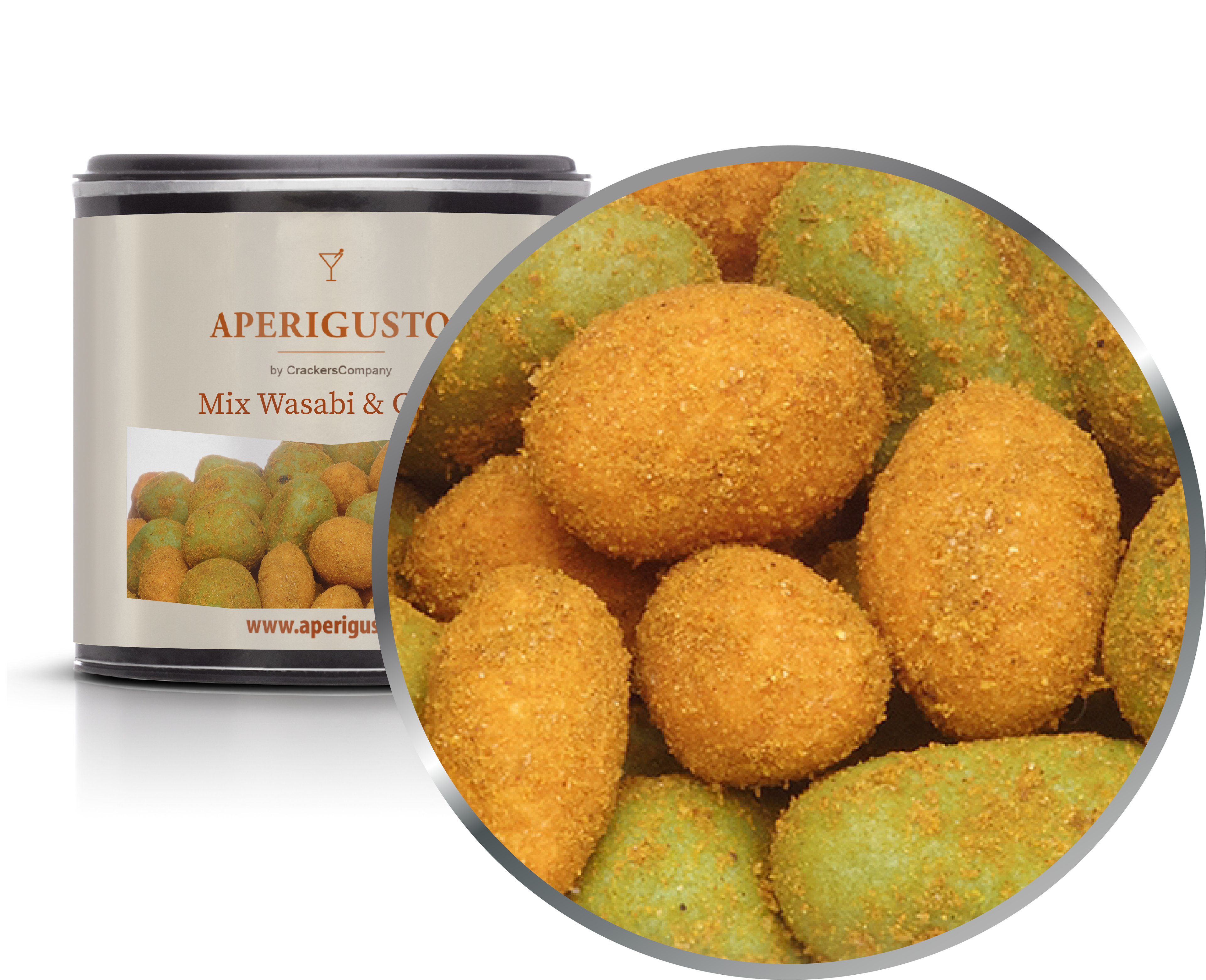 Aperigusto Zoom | P-13159-CCS | Barattolo composite piccolo | Mix Wasabi & Curry
