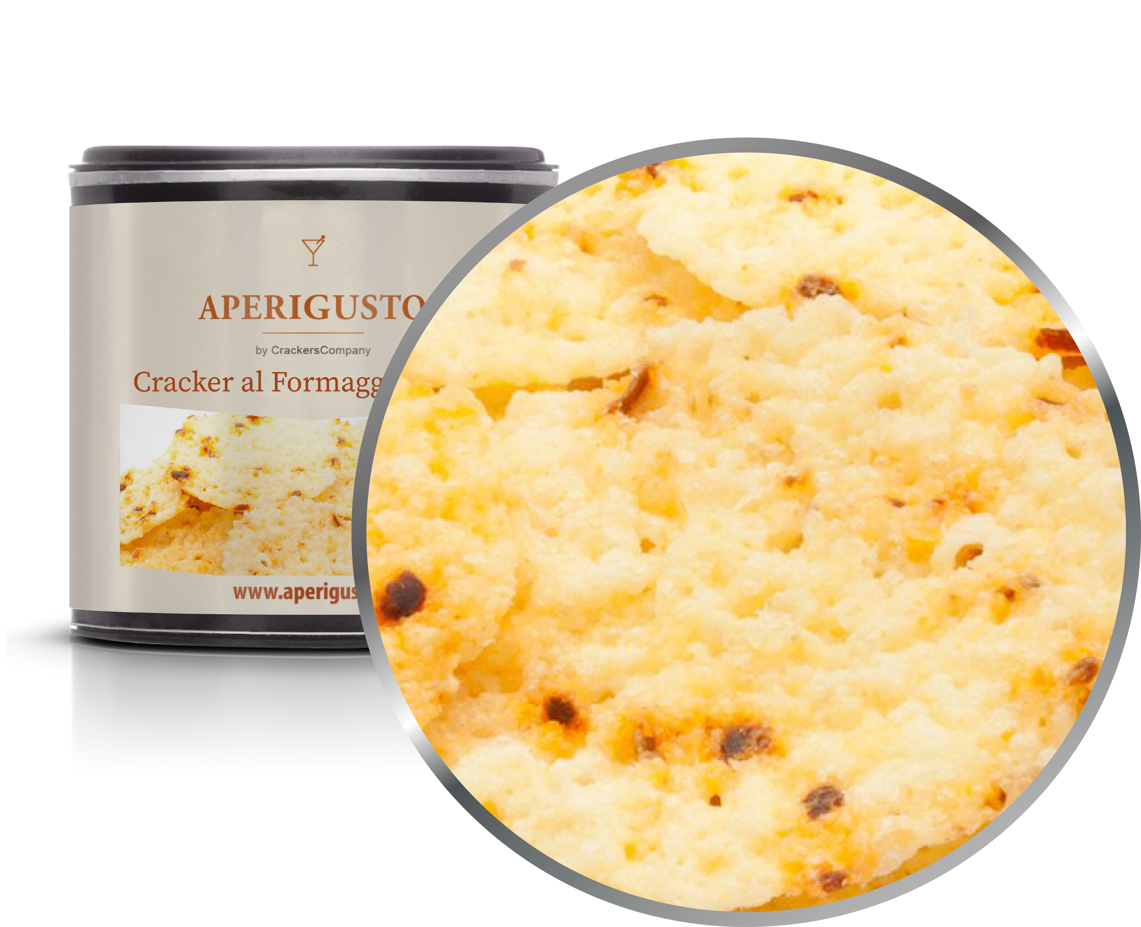 Aperigusto Zoom | P-14002-CCS | Barattolo composite piccolo | Cracker al Peperoncino