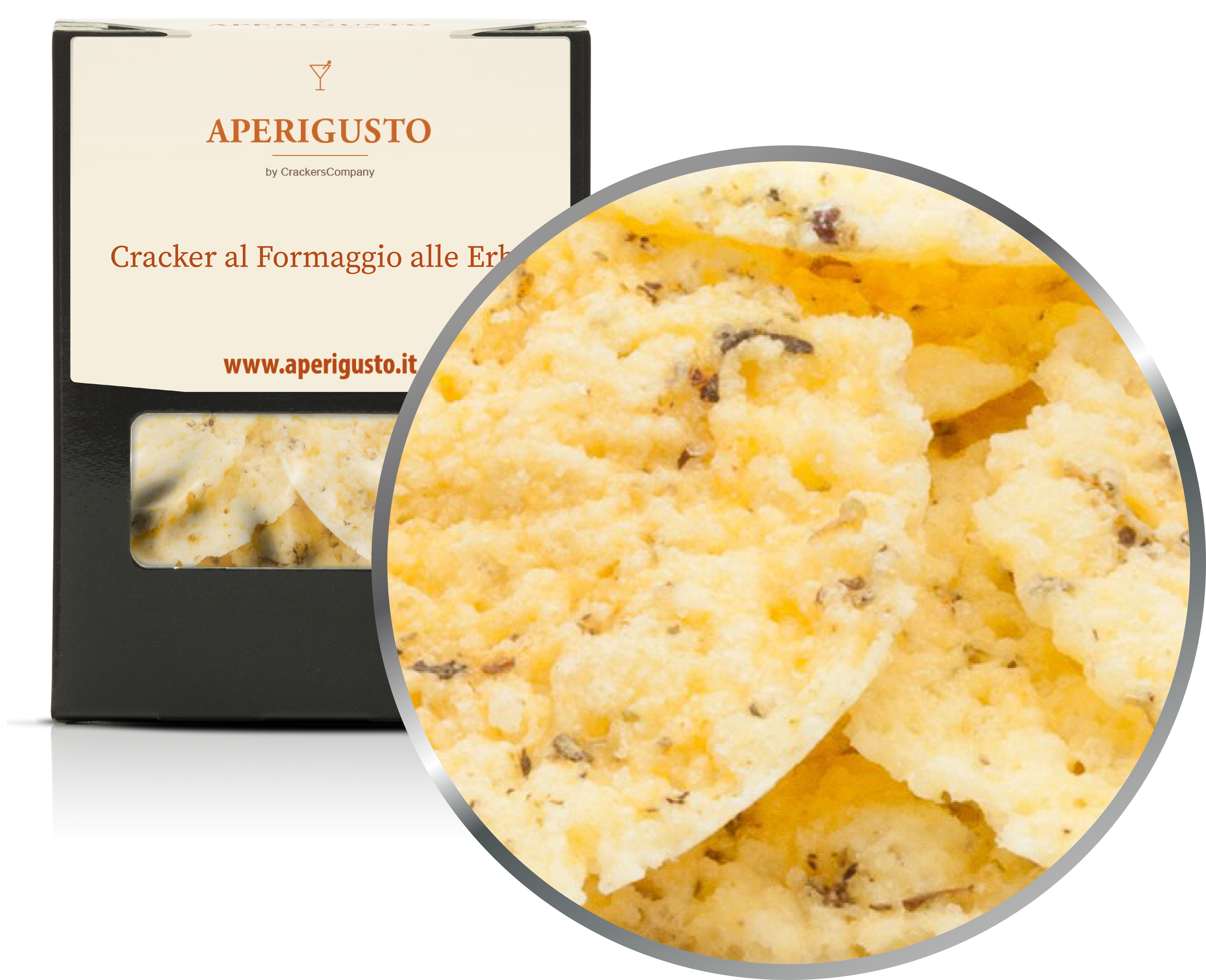 Aperigusto Zoom | P-14006-BOX | Scatola di carta | Cracker alle Erbe