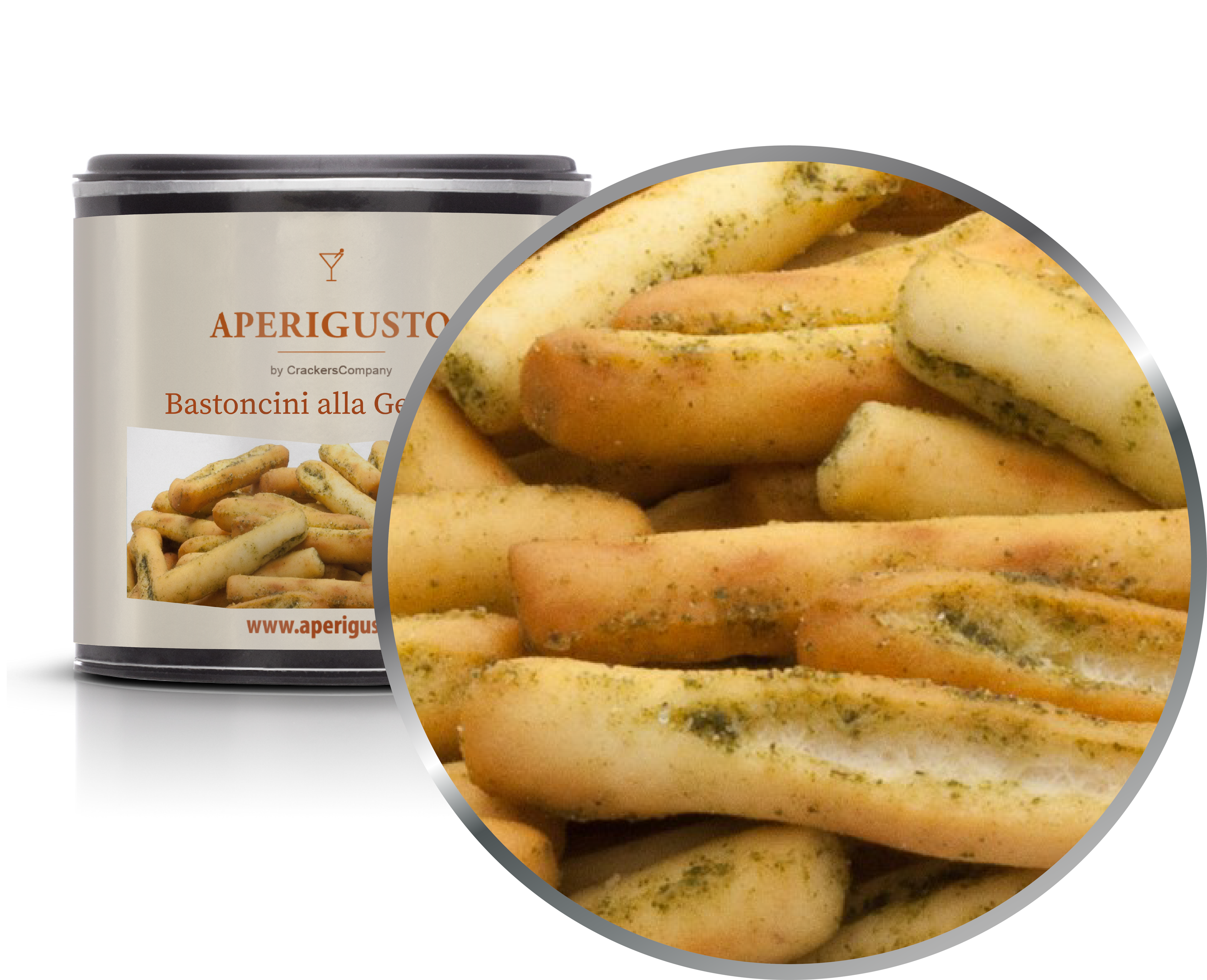 Aperigusto Zoom | P-14200-CCS | Barattolo composite piccolo | Bastoncini Genovese
