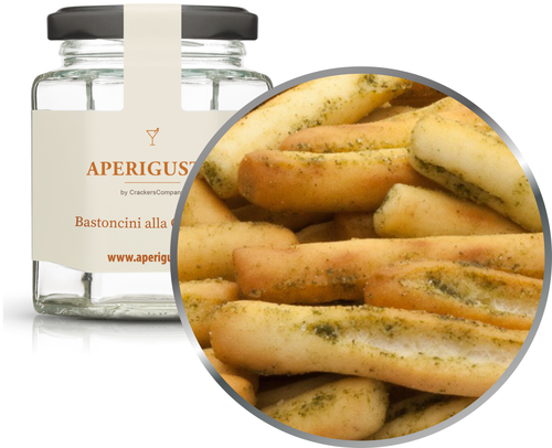 Aperigusto Zoom | P-14200-GLE | Vaso esagonale | Bastoncini Genovese