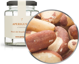 Natural Brazil Nuts Hexagonal jar