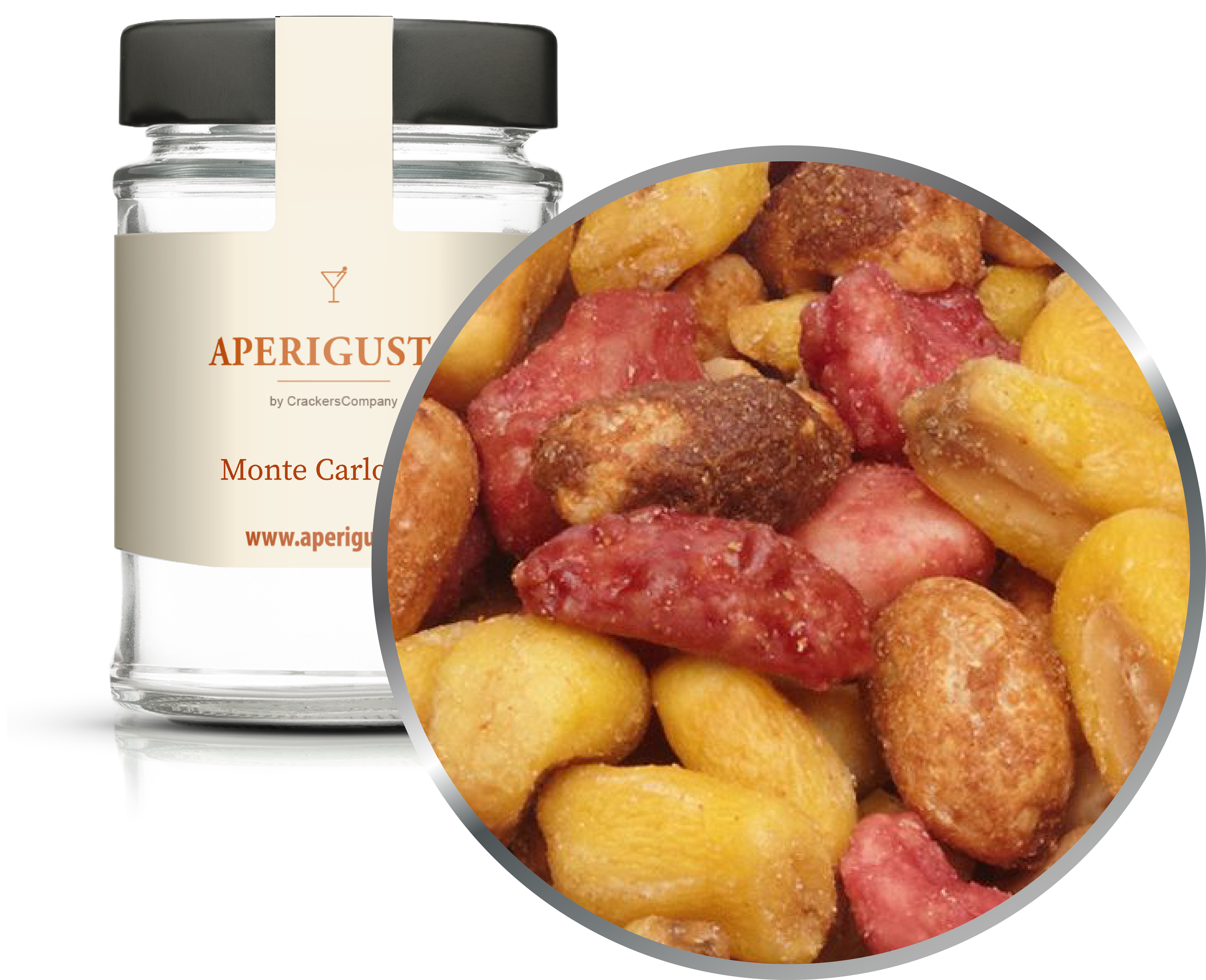 Aperigusto Zoom | P-19011-GLR | Vaso rotondo | Monte Carlo Mix