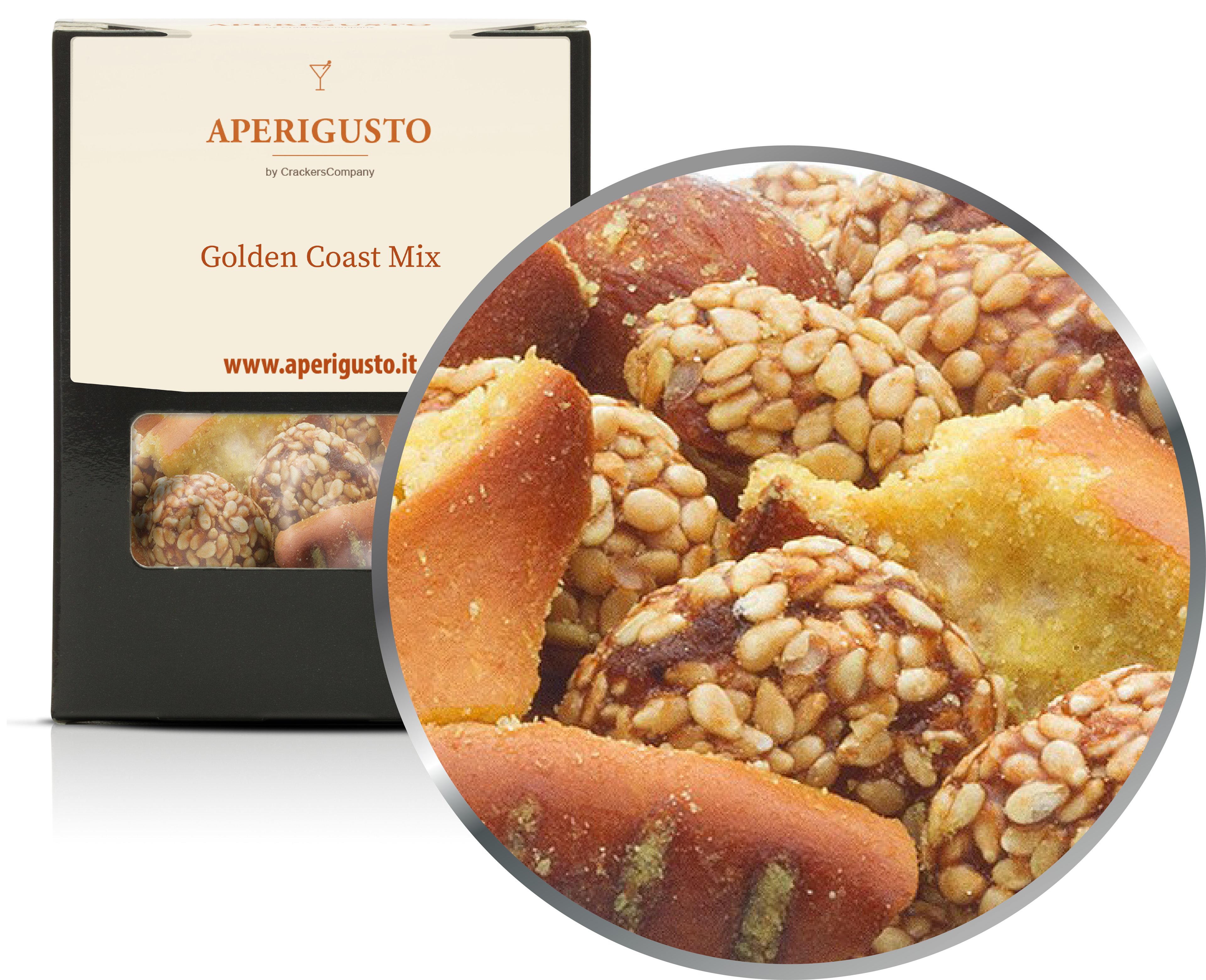 Aperigusto Zoom | P-19012-BOX | Scatola di carta | Golden Coast Mix