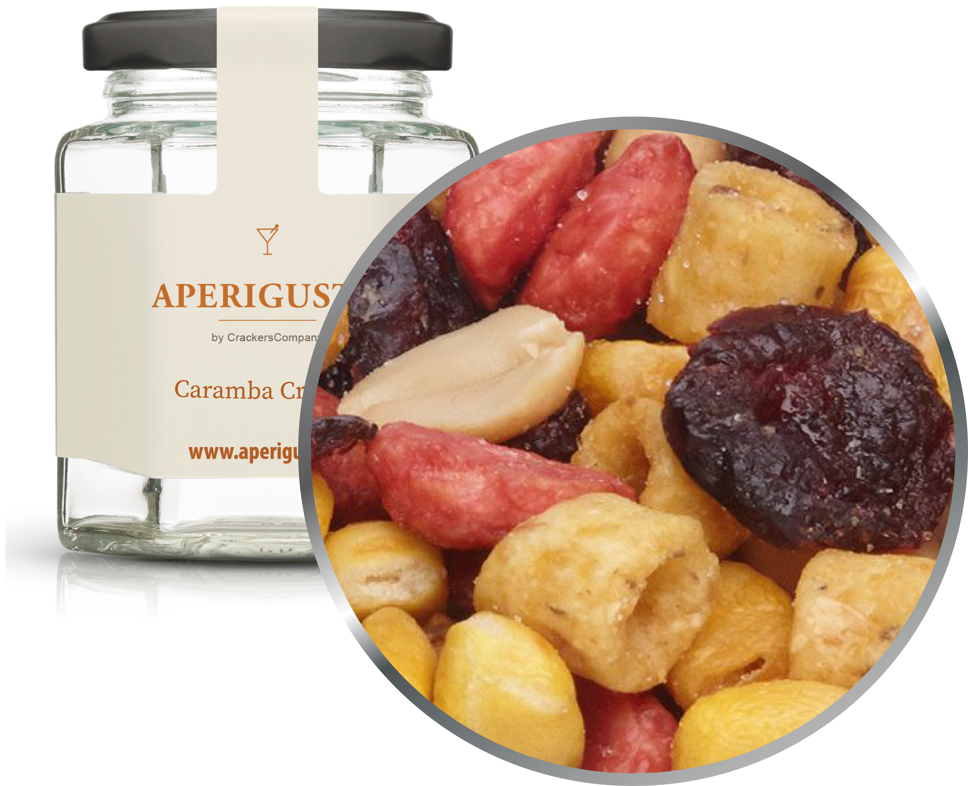Aperigusto Zoom | P-19013-GLE | Vaso esagonale | Caramba Crunch
