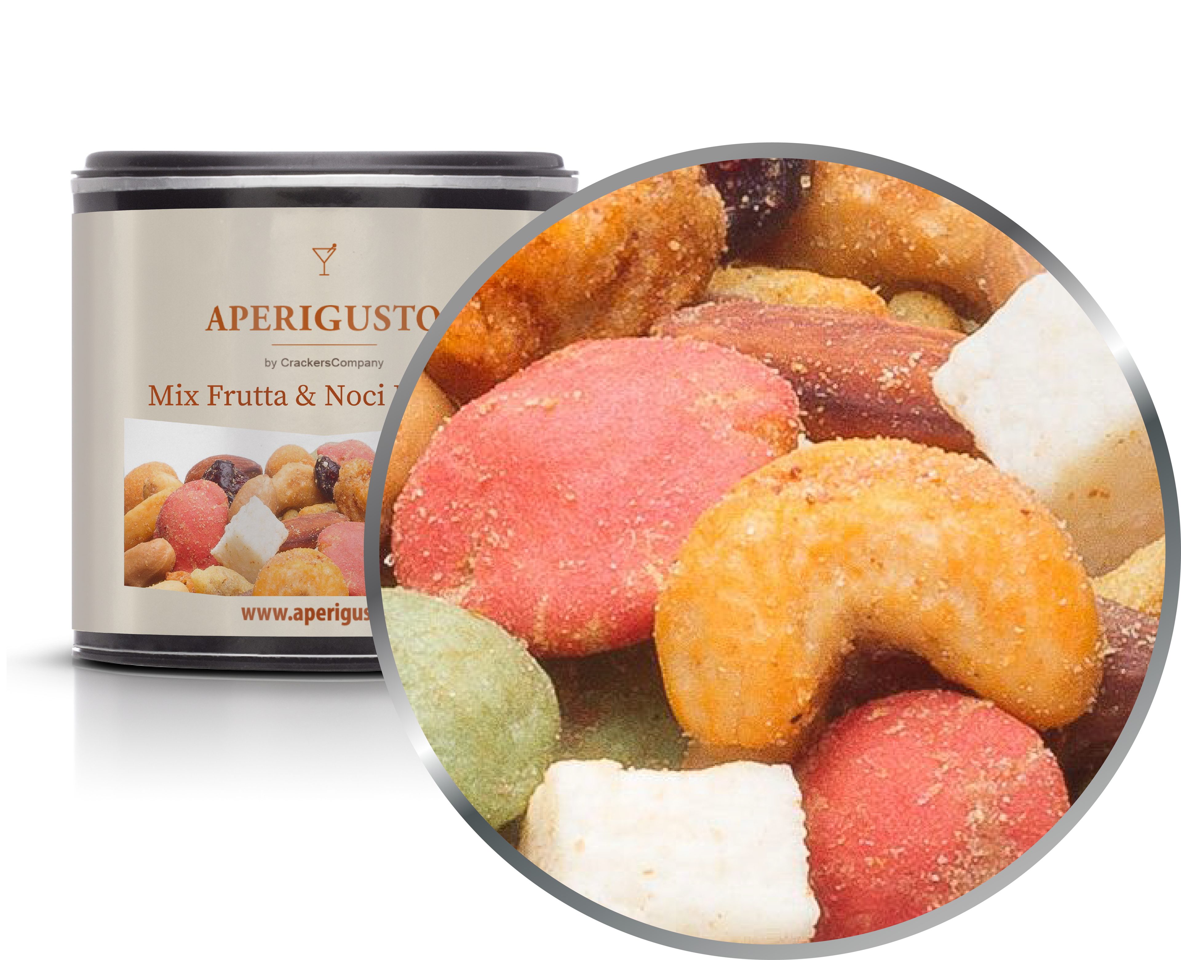 Aperigusto Zoom | P-19041-CCS | Barattolo composite piccolo | Mix Frutta Piccante
