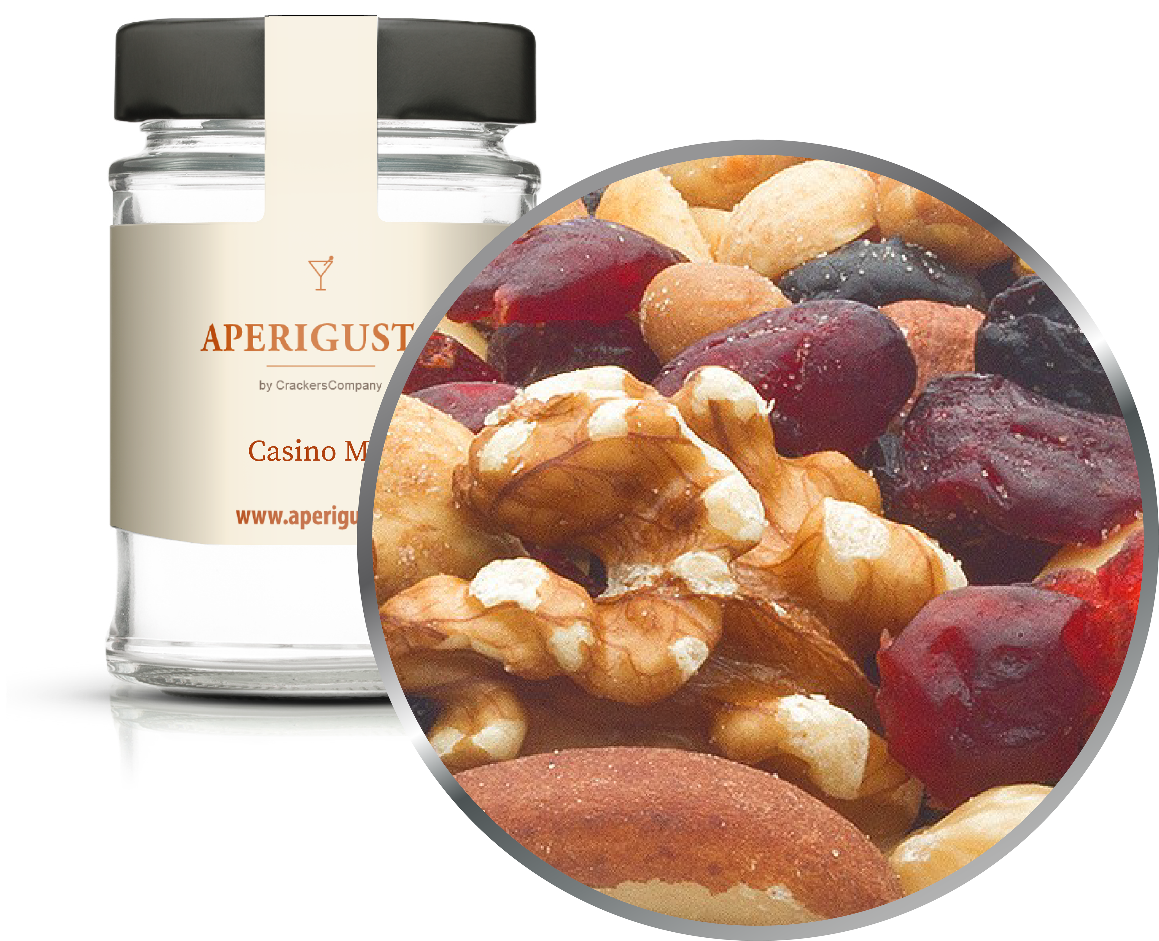 Aperigusto Zoom | P-19042-GLR | Vaso rotondo | Casino Mix