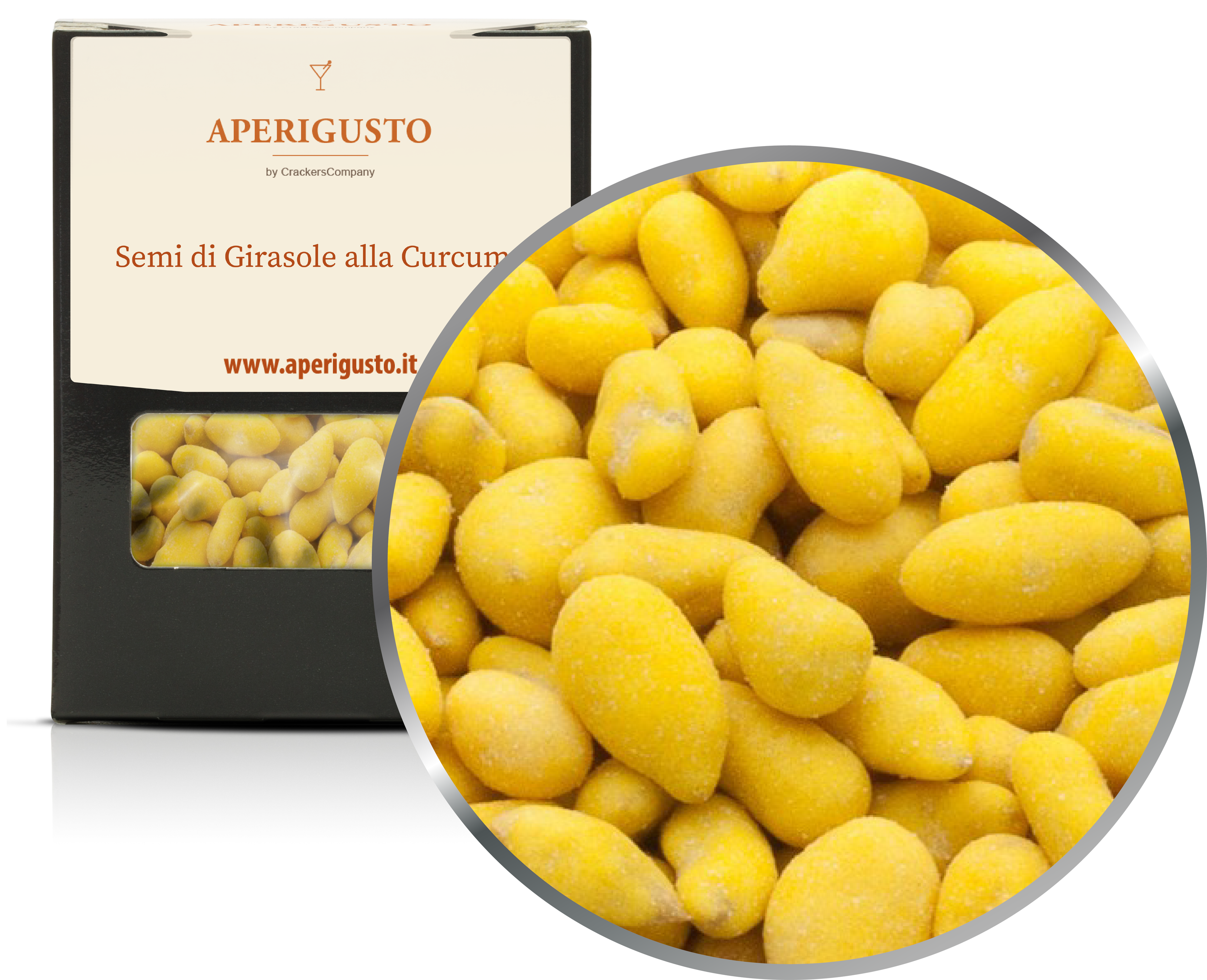 Aperigusto Zoom | P-19100-BOX | Scatola di carta | Semi Girasole Curcuma