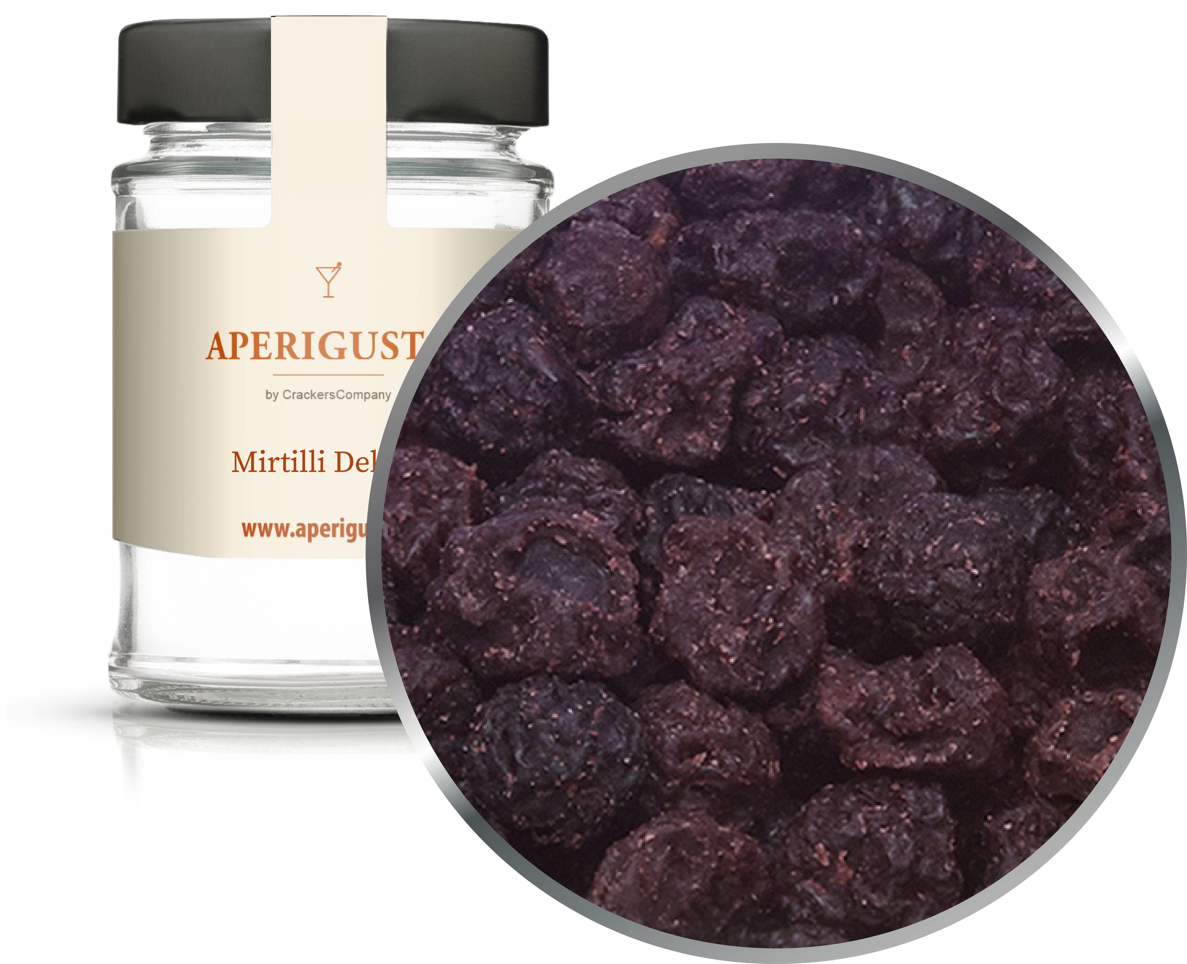 Aperigusto Zoom | P-20104-GLR | Vaso rotondo | Mirtilli Deluxe
