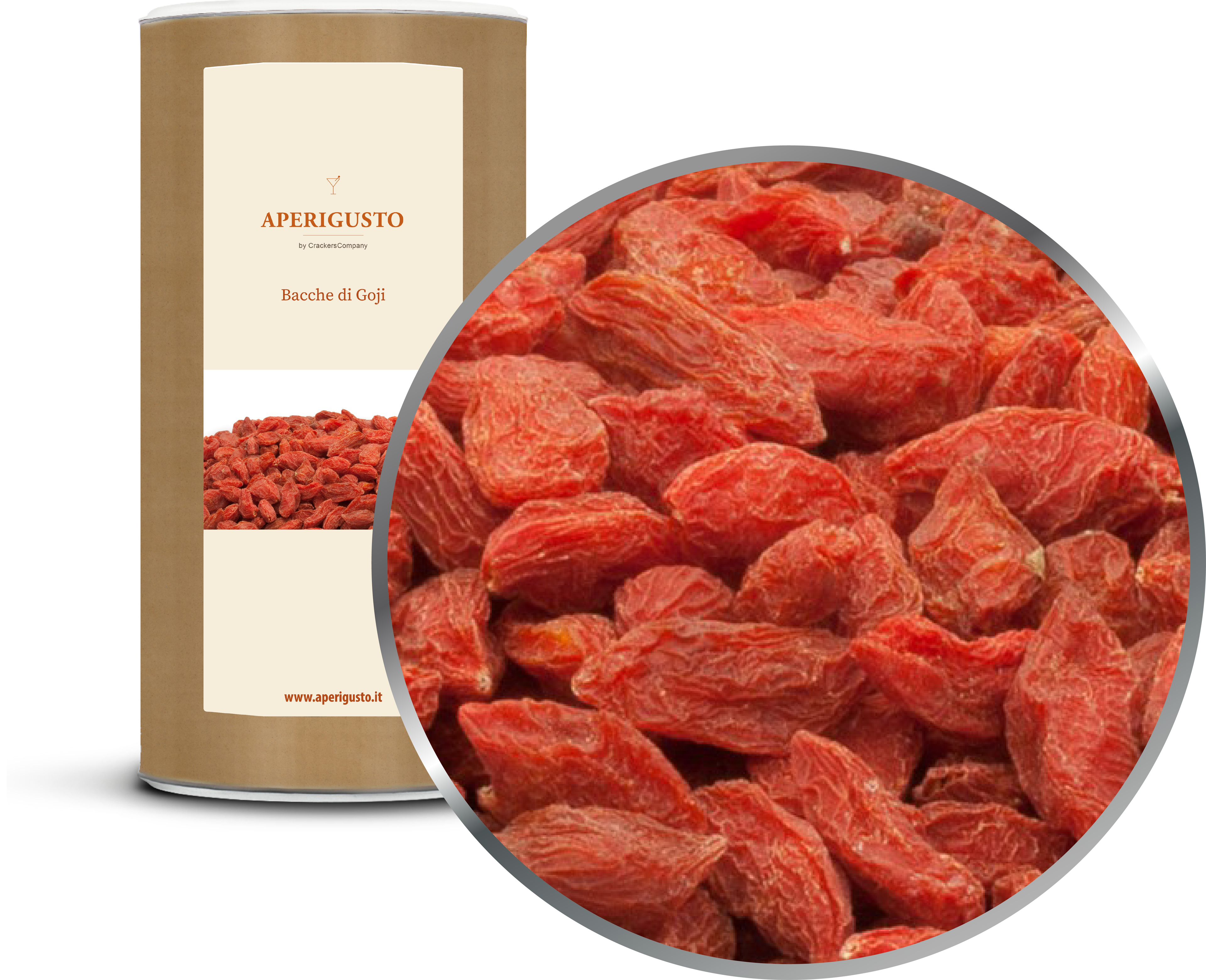 Aperigusto Zoom | P-20120-CCL | Barattolo composite grande | Bacche di Goji