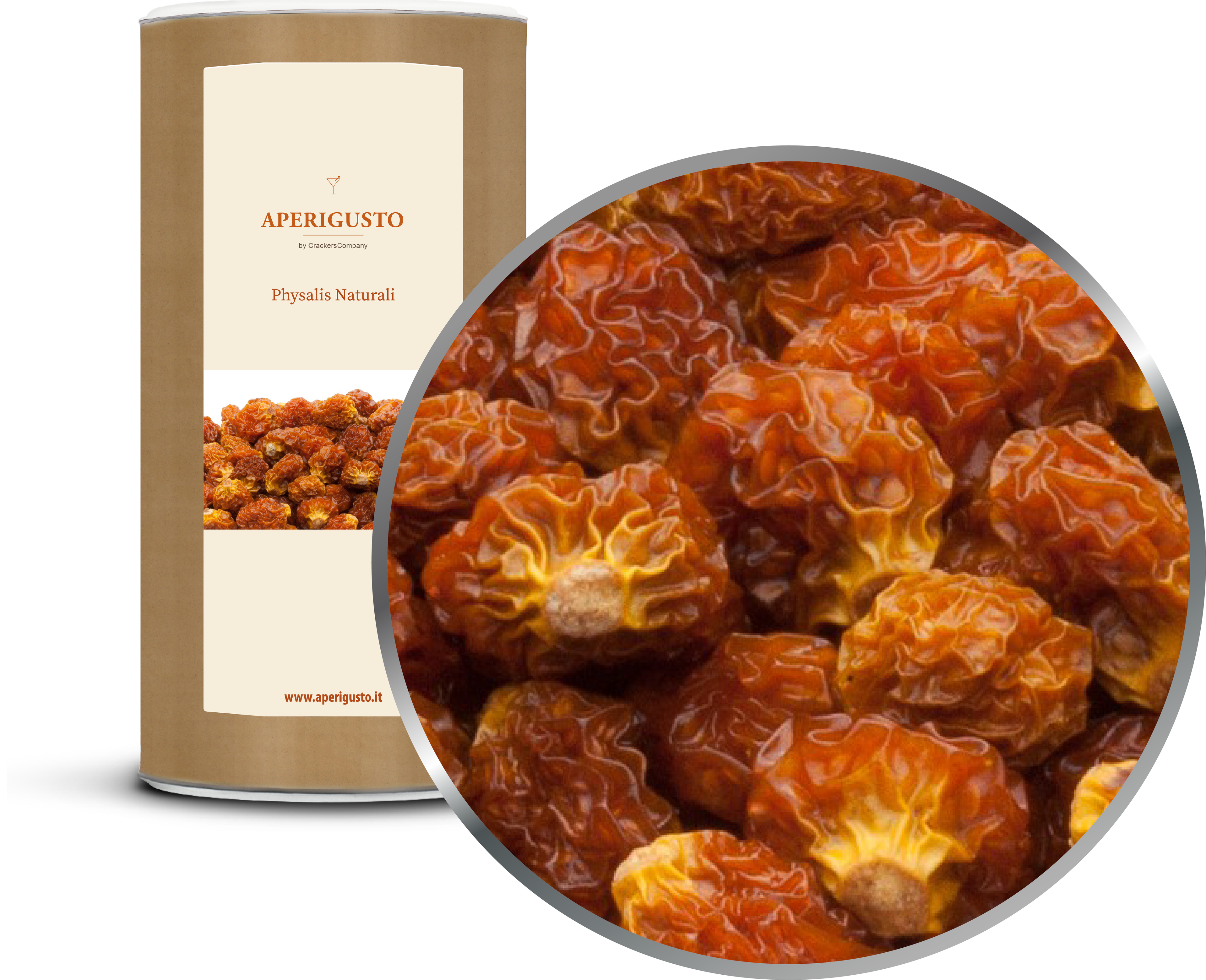 Aperigusto Zoom | P-20161-CCL | Barattolo composite grande | Physalis Naturali