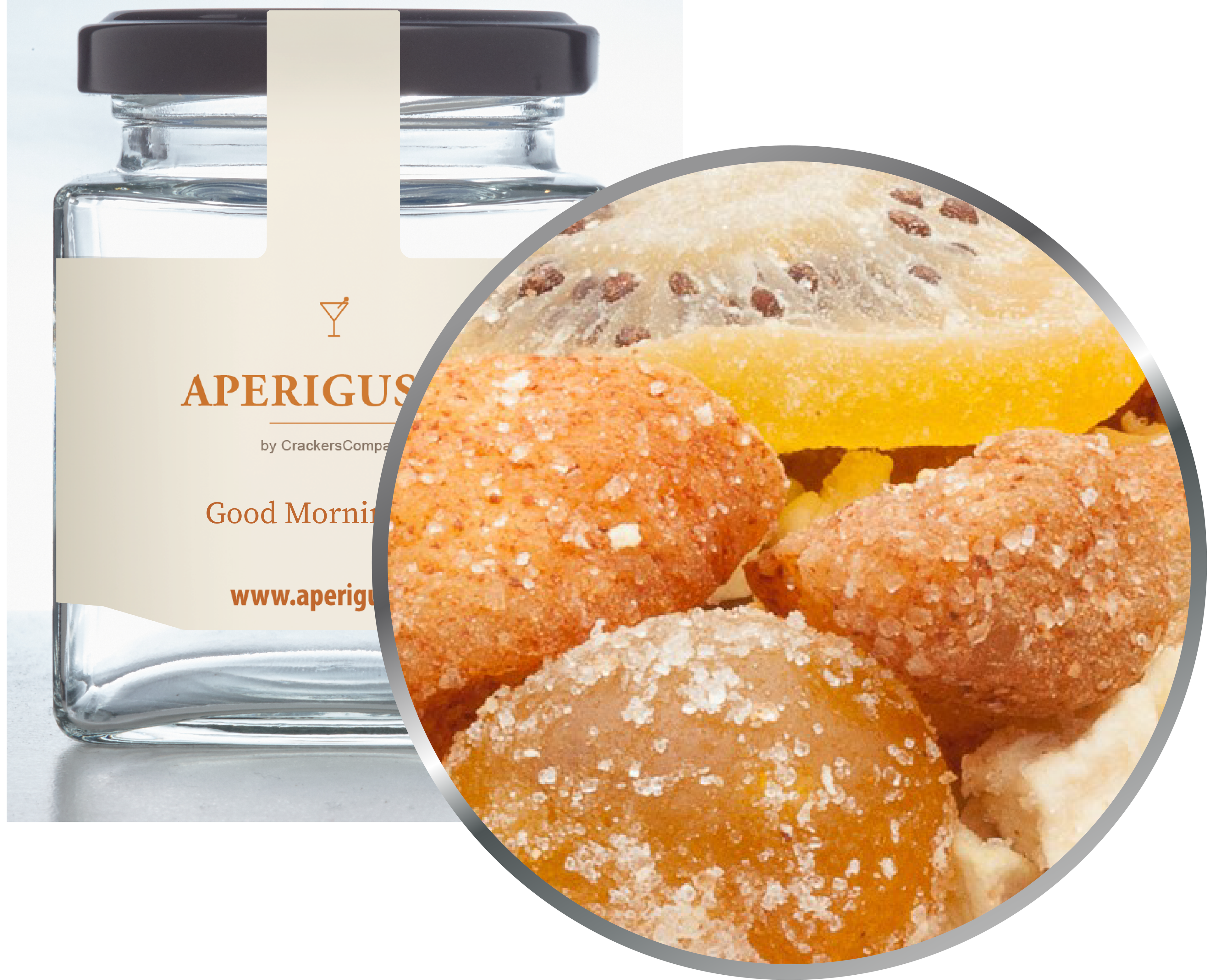 Aperigusto Zoom | P-20182-GLQ | Vaso quadrato | Good Morning Mix