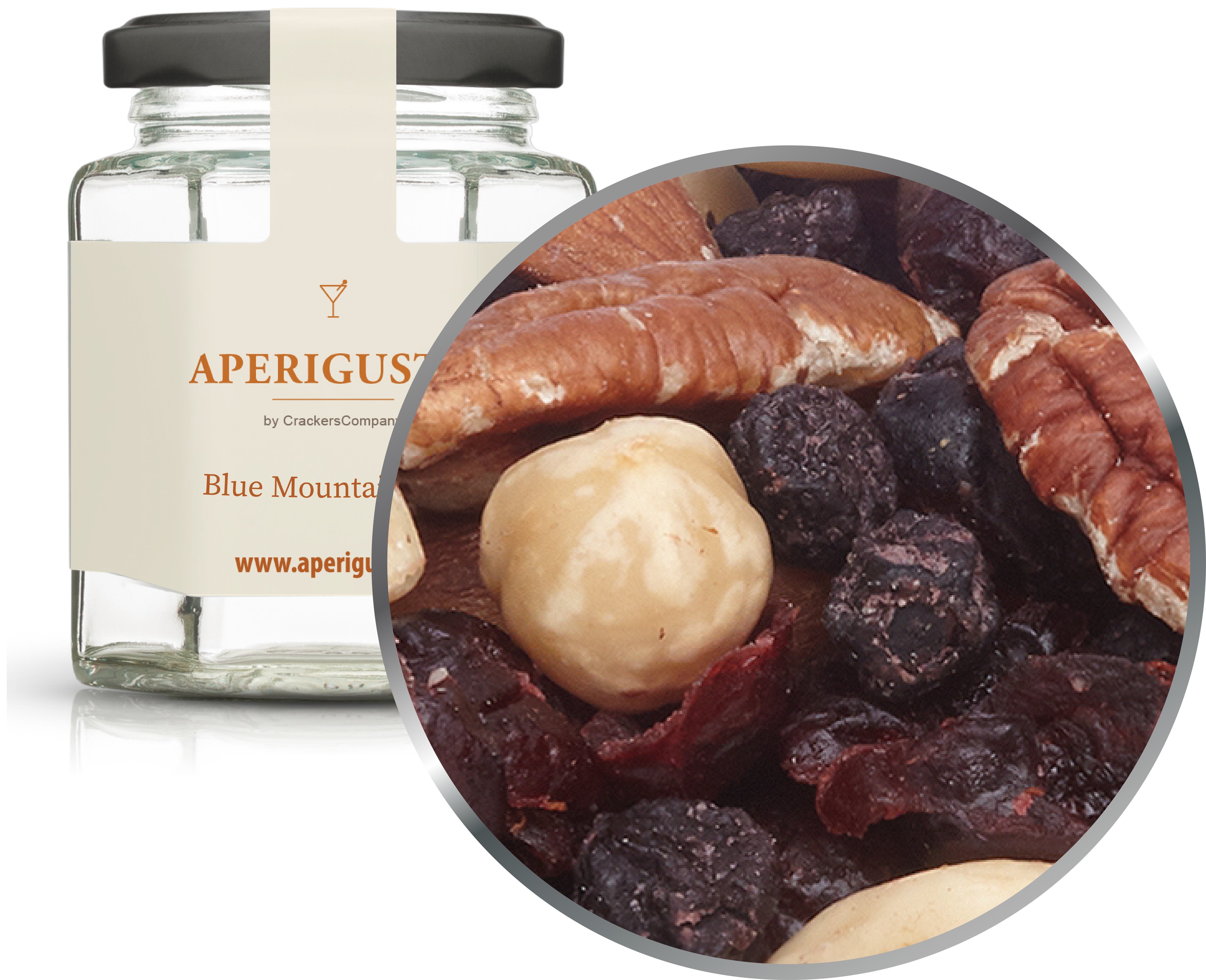 Aperigusto Zoom | P-20355-GLE | Vaso esagonale | Blue Mountain Mix