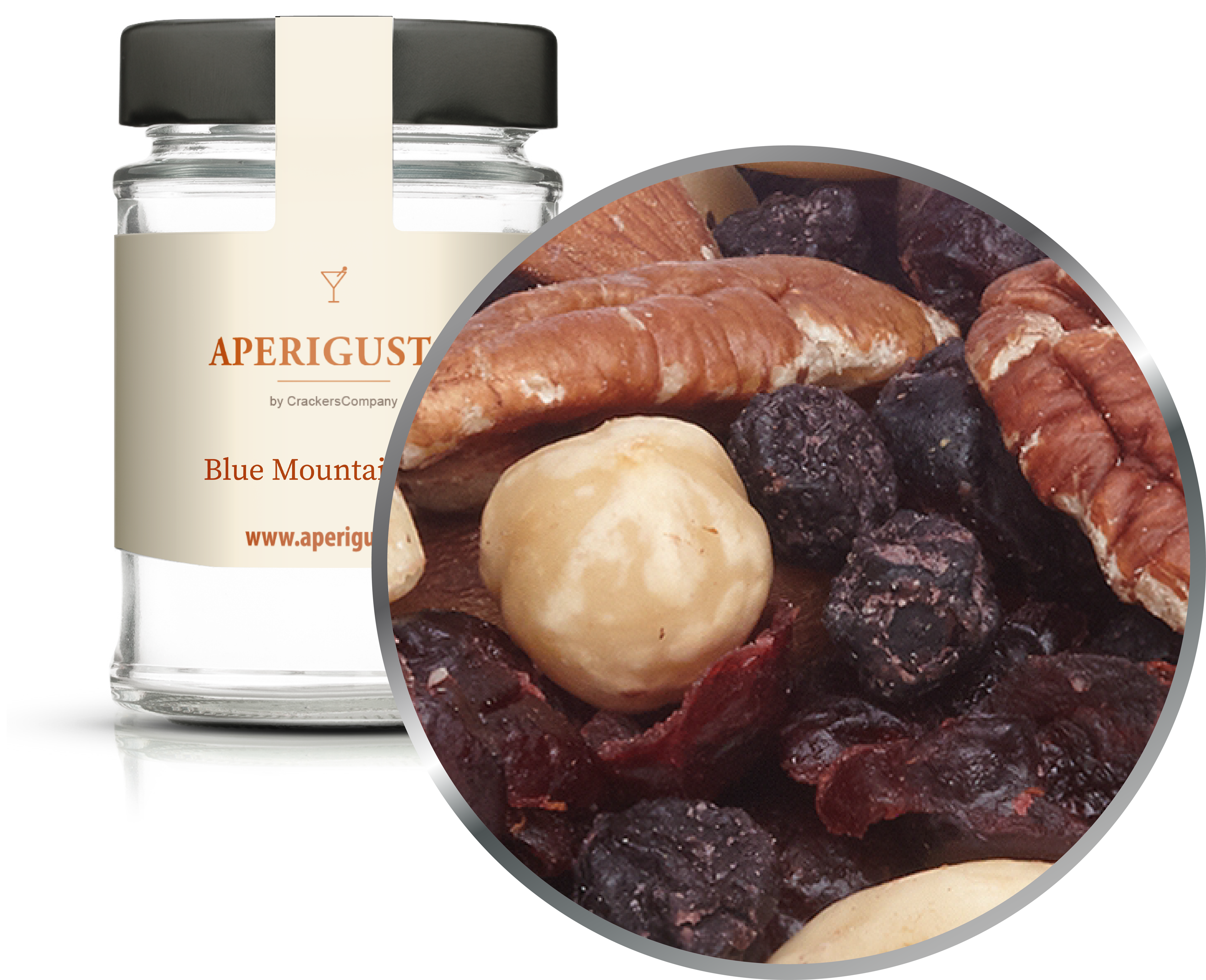 Aperigusto Zoom | P-20355-GLR | Vaso rotondo | Blue Mountain Mix