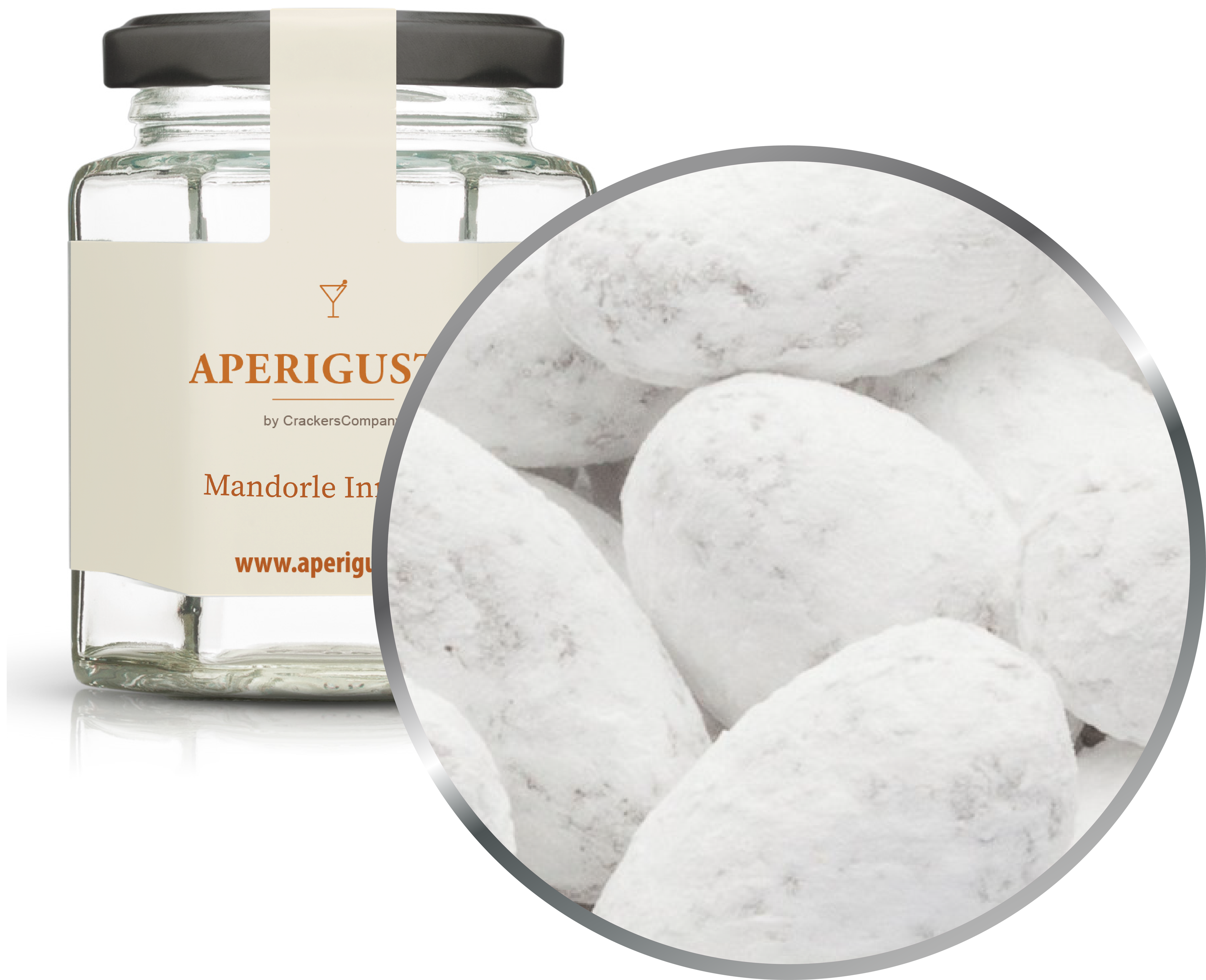 Aperigusto Zoom | P-31115-GLE | Vaso esagonale | Mandorle Innevate