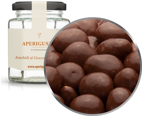 Aperigusto Zoom | P-31125-GLE | Vaso esagonale | Arachidi al Cioccolato