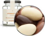 Almonds 3 Chocolates Hexagonal jar