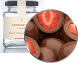 Fragole al Cioccolato Vaso quadrato