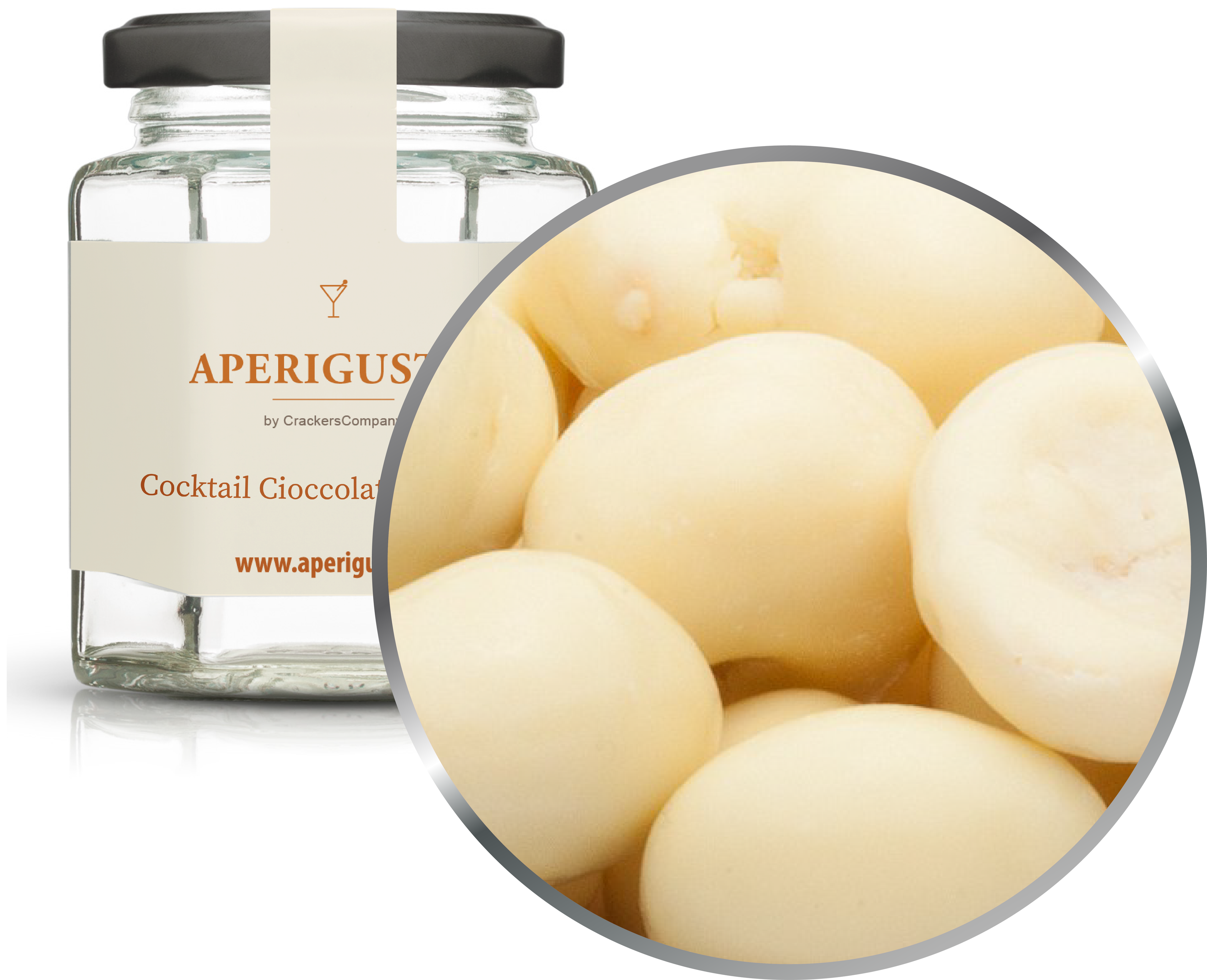 Aperigusto Zoom | P-31200-GLE | Vaso esagonale | Cocktail Cioccolato