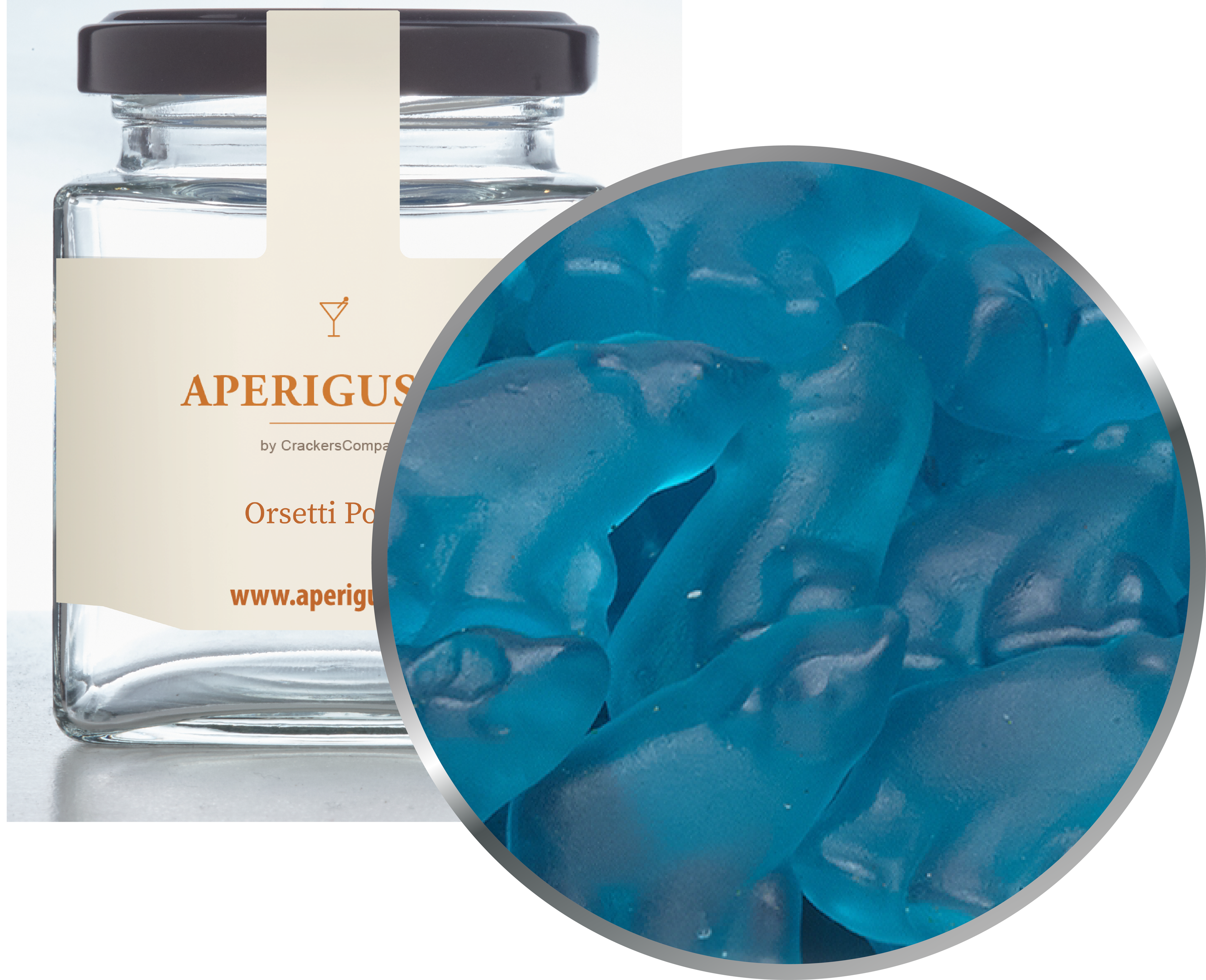Aperigusto Zoom | P-31330-GLQ | Vaso quadrato | Orsetti Polari