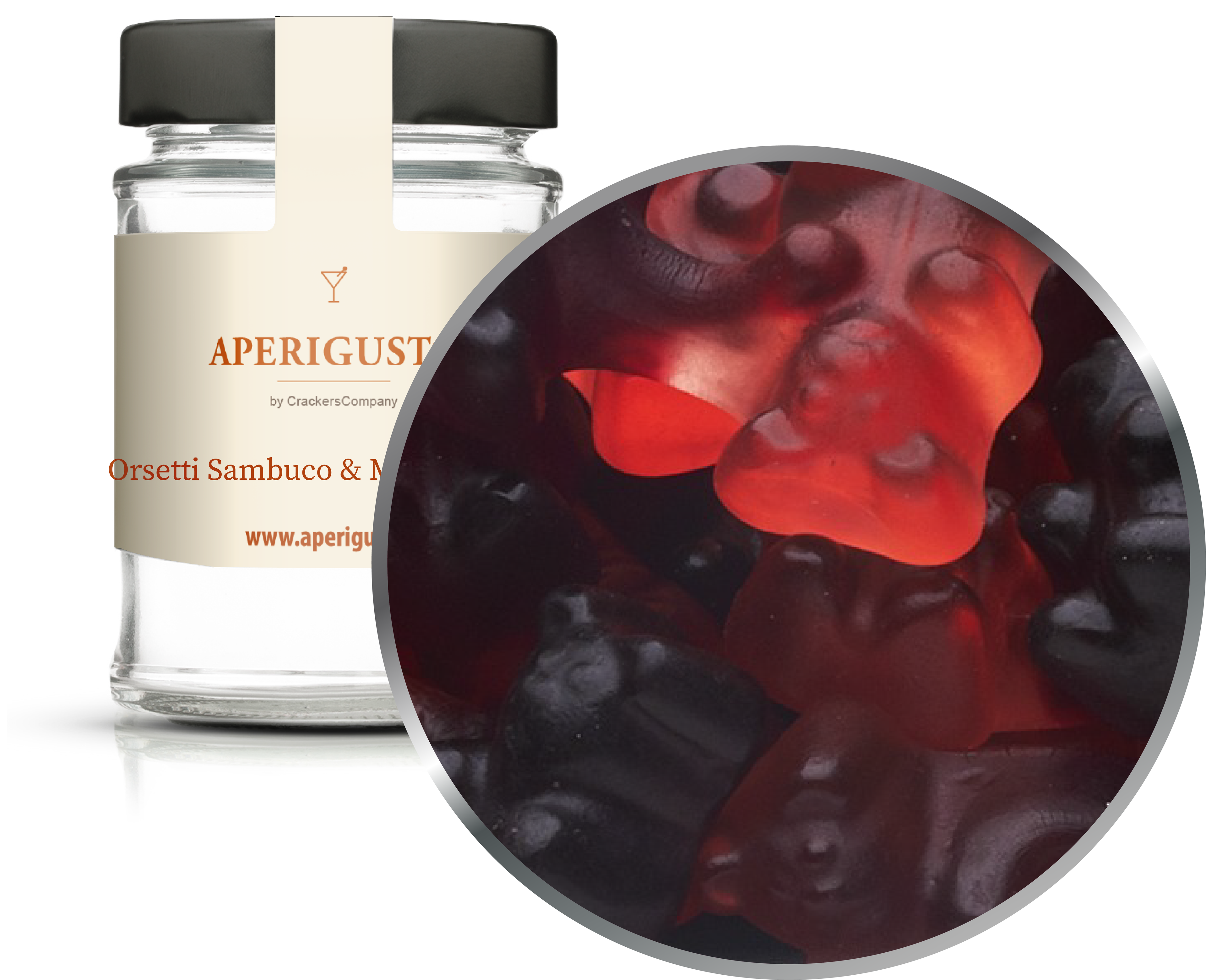 Aperigusto Zoom | P-31336-GLR | Vaso rotondo | Orsetti Sambuco