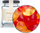 Peach Hearts Square jar