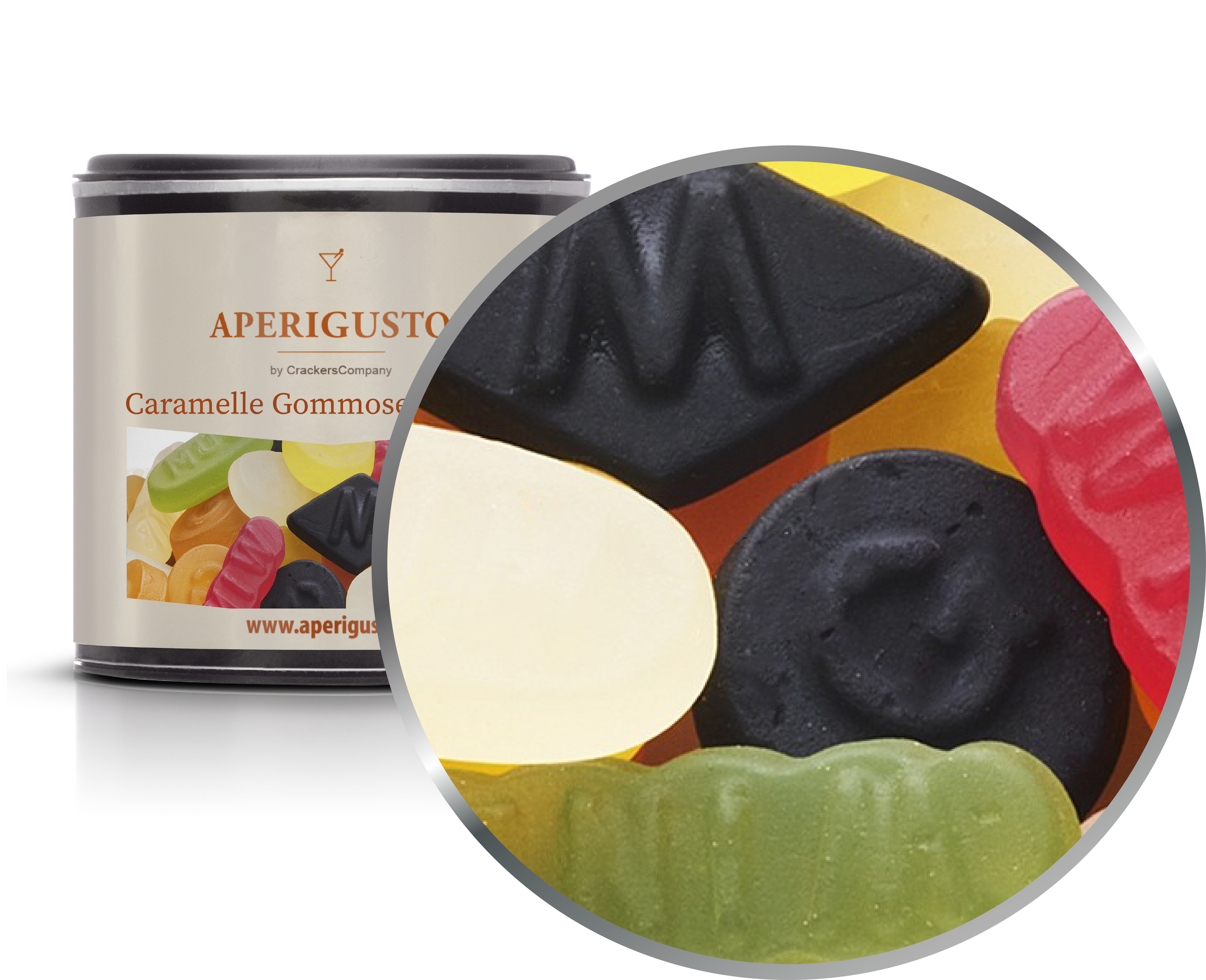 Aperigusto Zoom | P-31389-CCS | Barattolo composite piccolo | Caramelle all'Amido