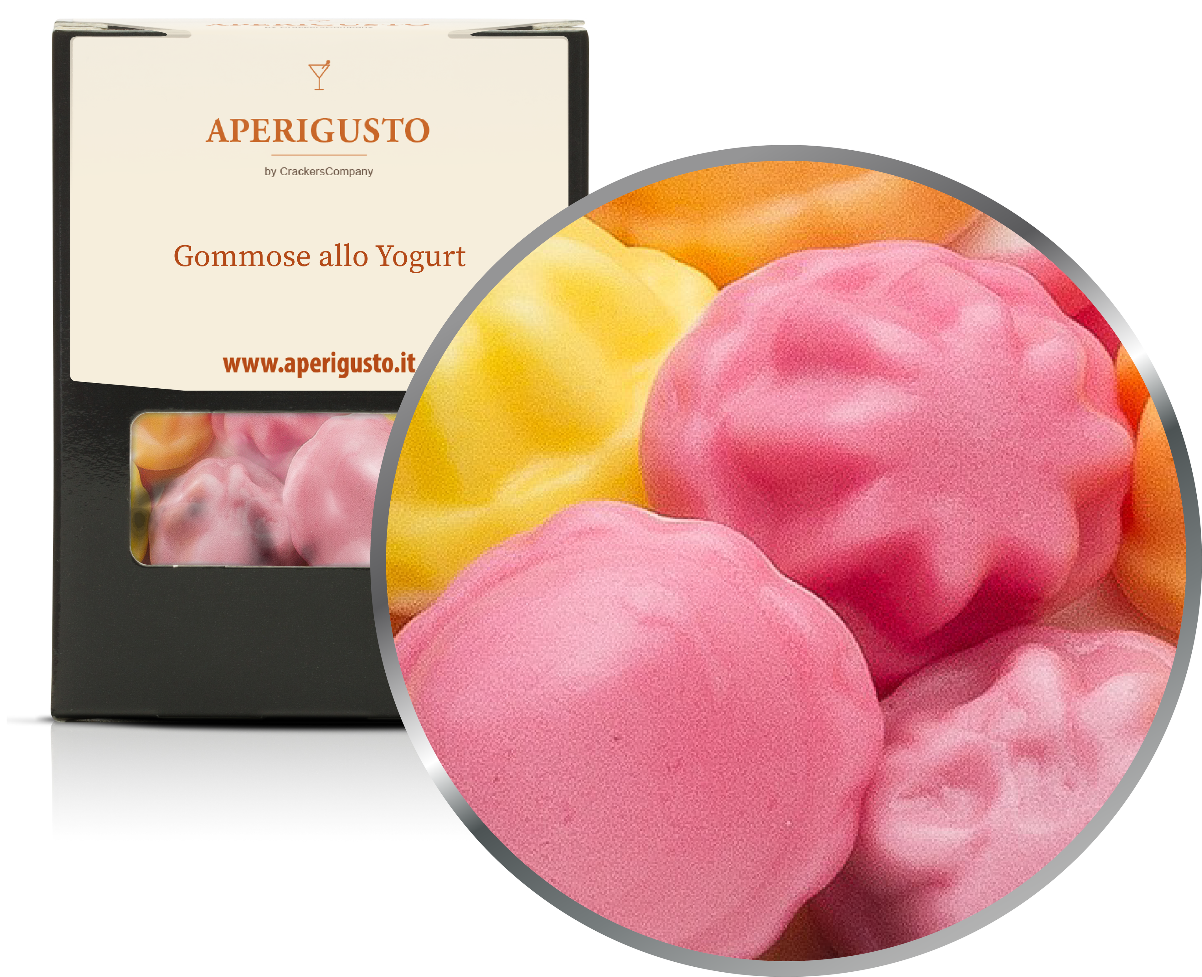 Aperigusto Zoom | P-31430-BOX | Scatola di carta | Gommose allo Yogurt