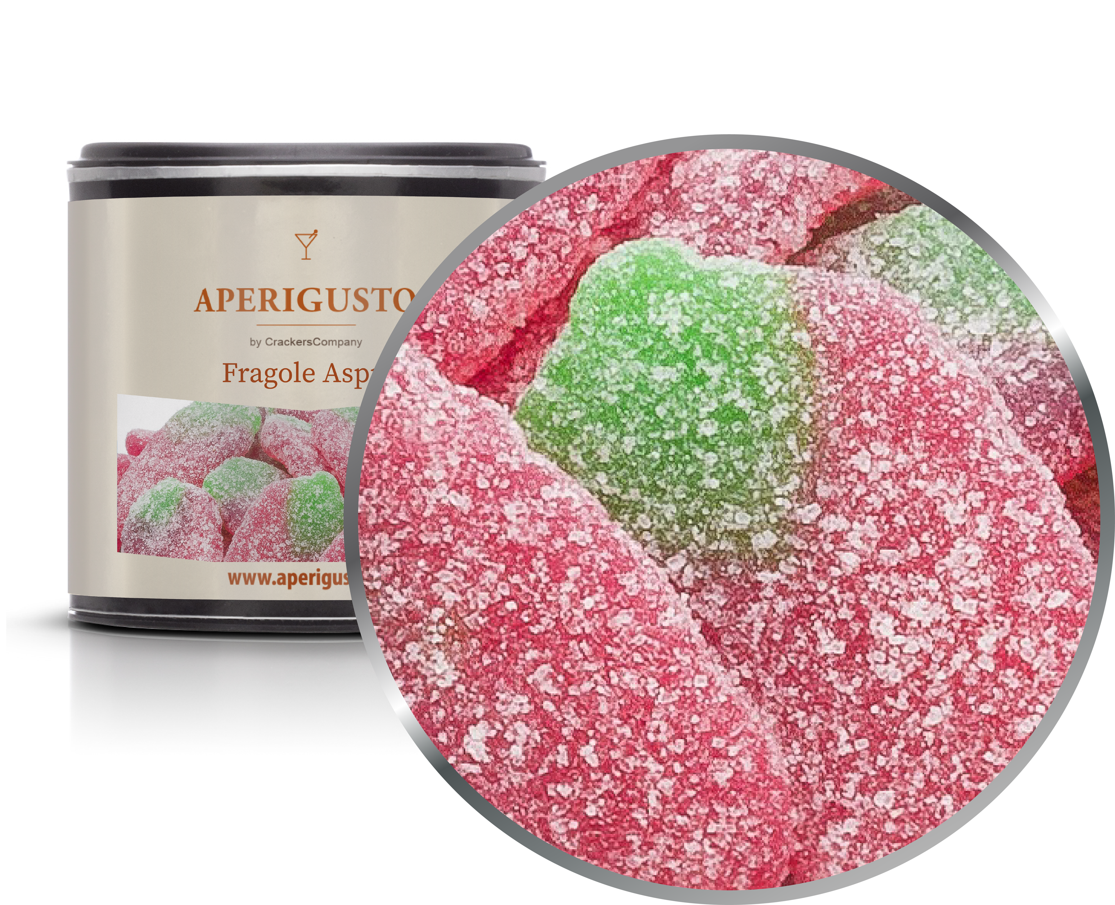 Aperigusto Zoom | P-31510-CCS | Barattolo composite piccolo | Fragole Aspre