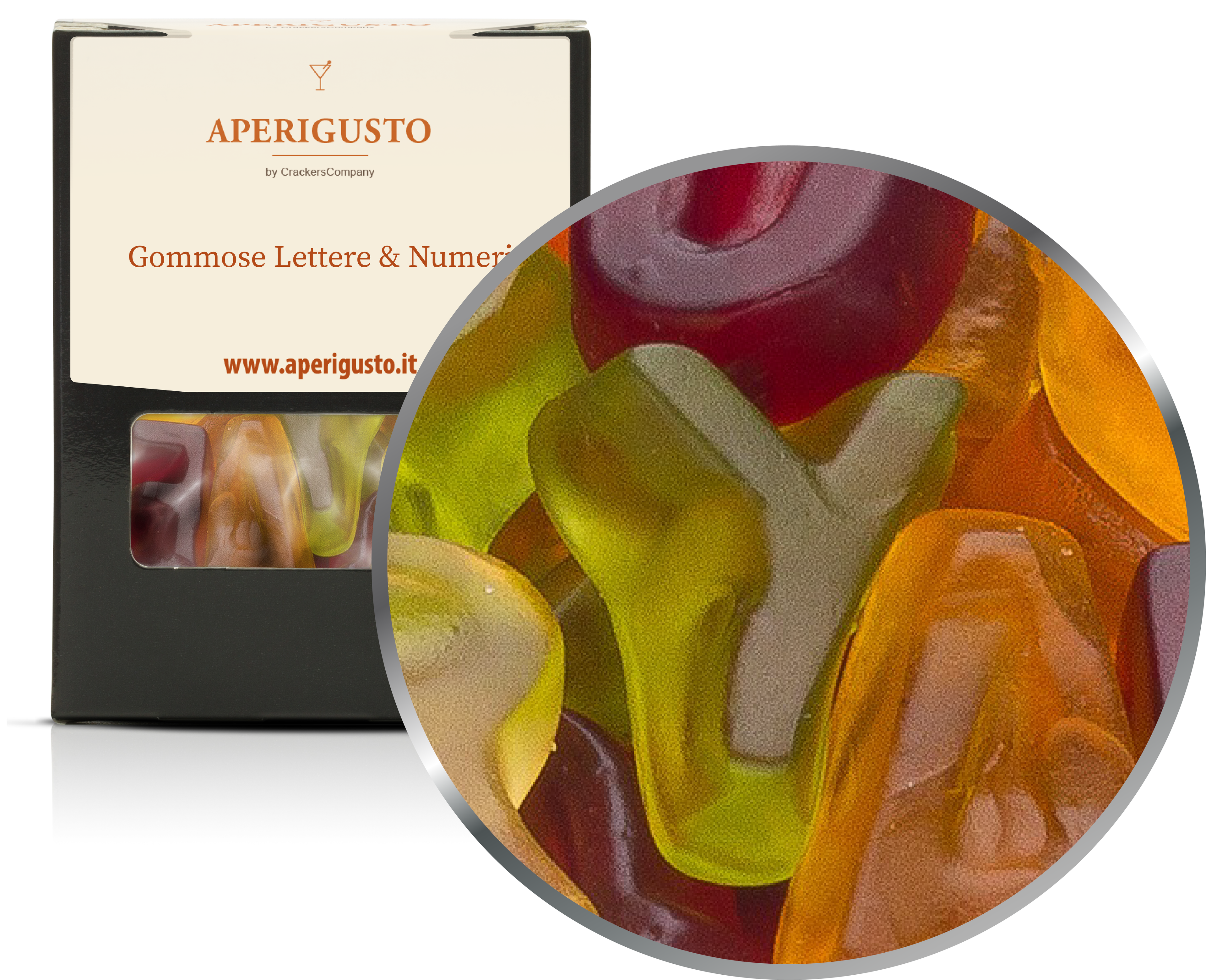 Aperigusto Zoom | P-33060-BOX | Scatola di carta | Lettere & Numeri