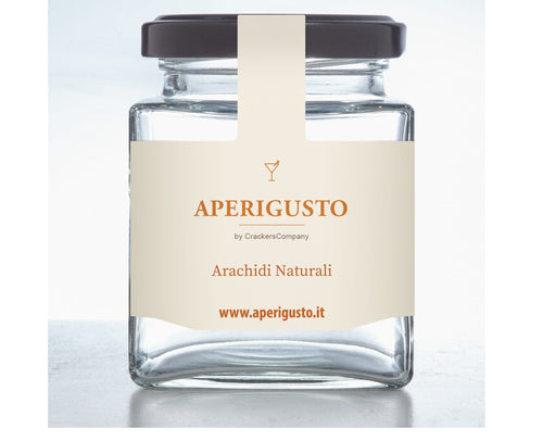 Aperigusto | P-15130-GLQ | Vaso quadrato | Arachidi Naturali