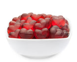 Raspberry Hearts Bulk bag