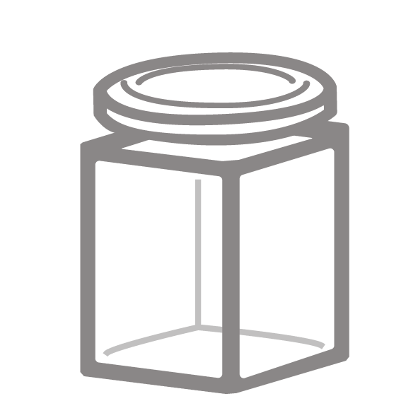 Square jar
